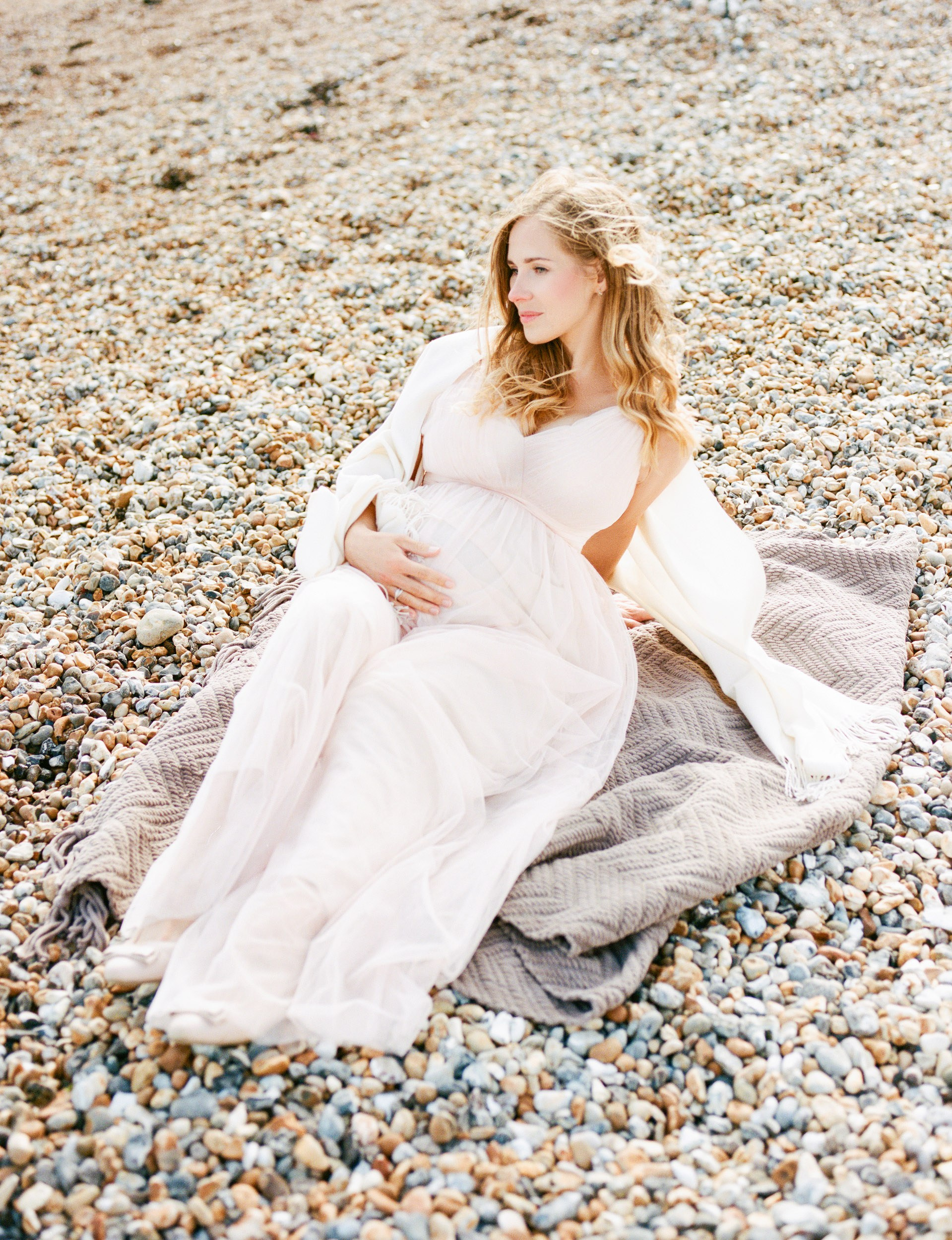 expecting mother during a maternity photoshoot