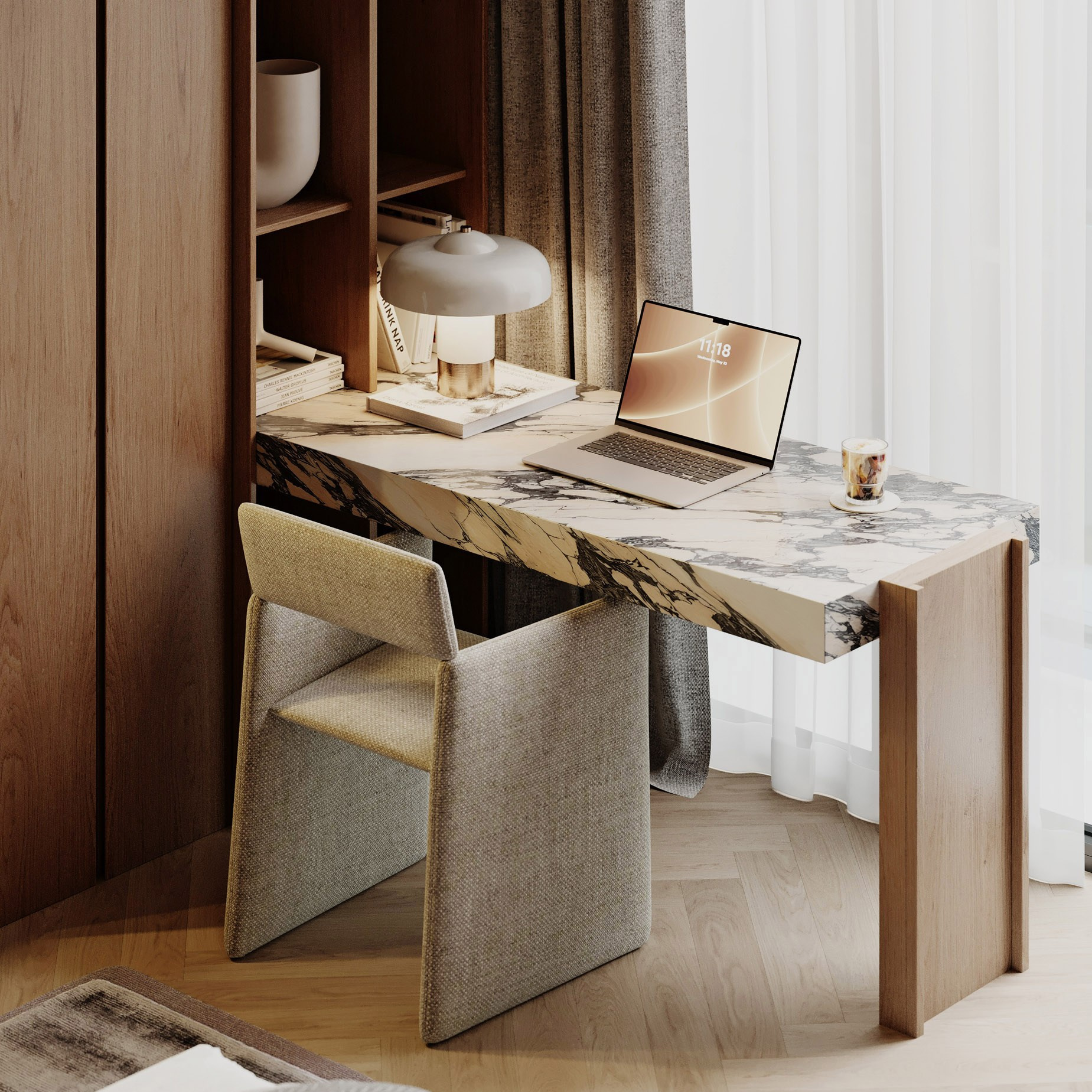 APARTMENT IN DHELI. Дизайн интерьера и 3D-визуализация | AB Design Buro