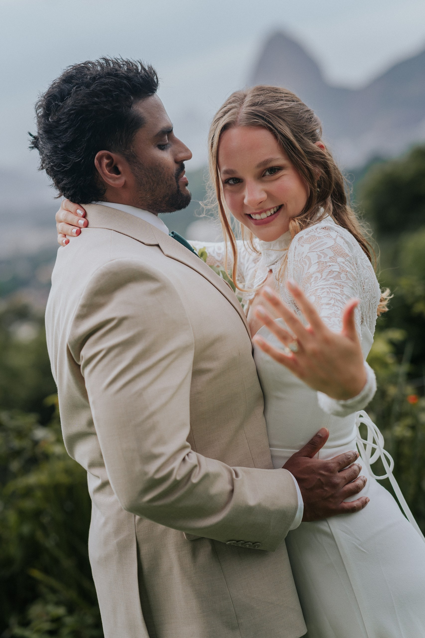 Pedido de casamento com casal em Santa Tereza, Rio de Janeiro
