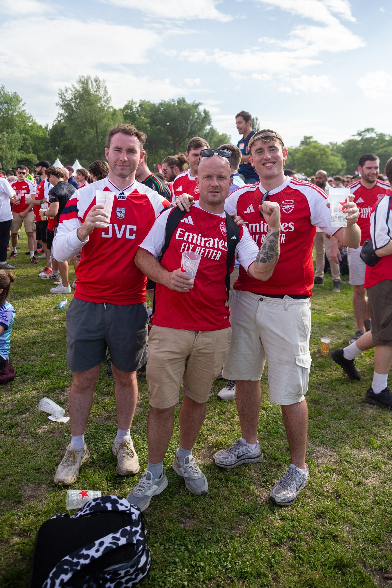 UEFA Champions League Final. Arsenal vs PSG. Budapest 2026. Arsenal Fan Zone. Photographer in Budapest — Yura Knyazev
