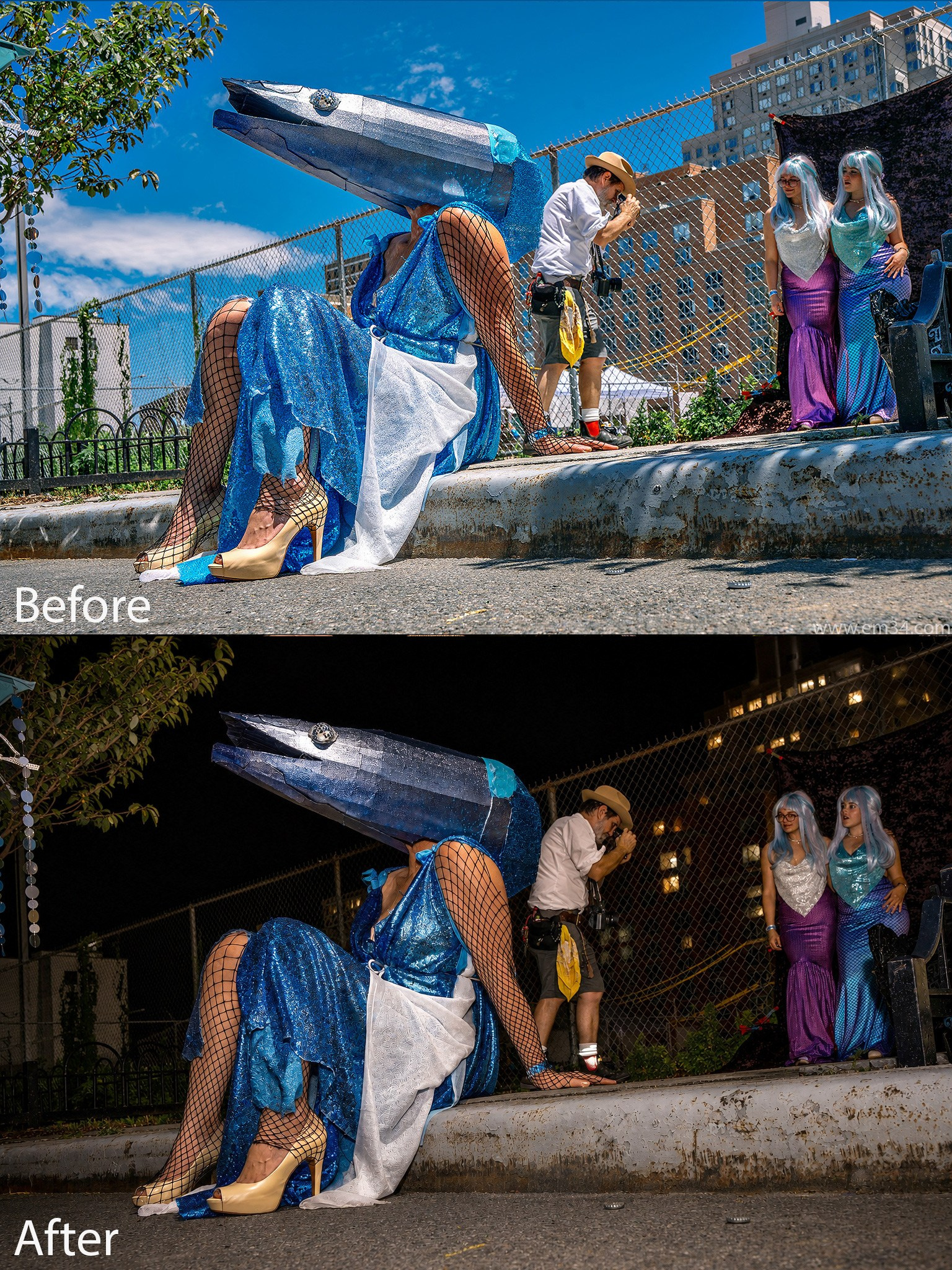 AI Flash in Street Photography | Before & After