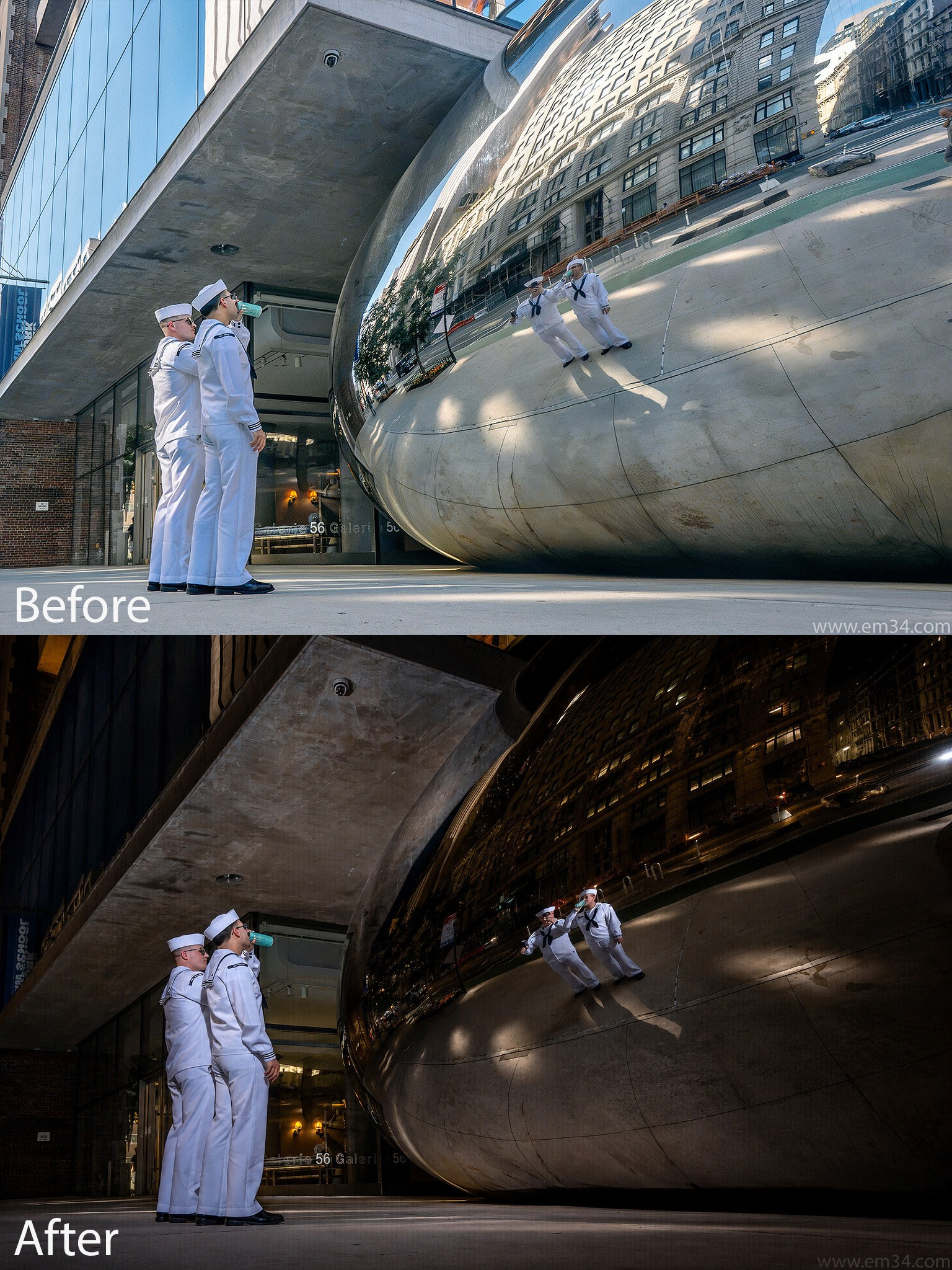 AI Flash in Street Photography | Before & After