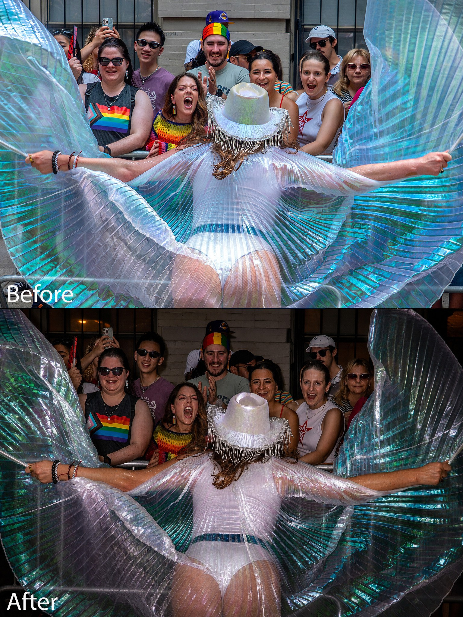 AI Flash in Street Photography | Before & After