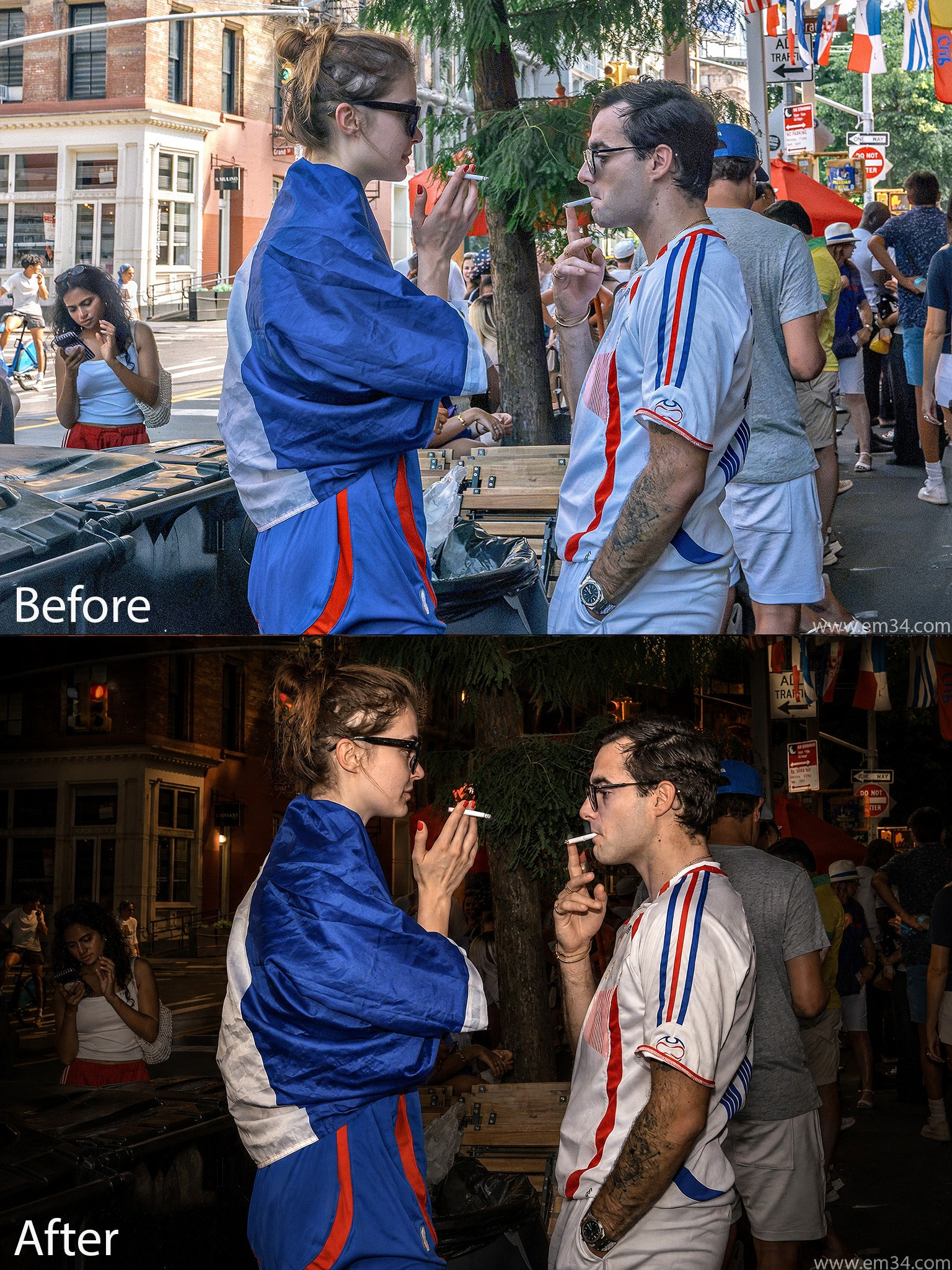 AI Flash in Street Photography | Before & After