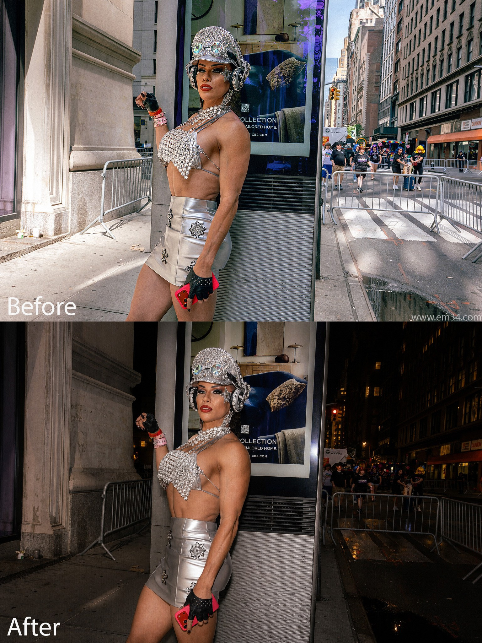 AI Flash in Street Photography | Before & After