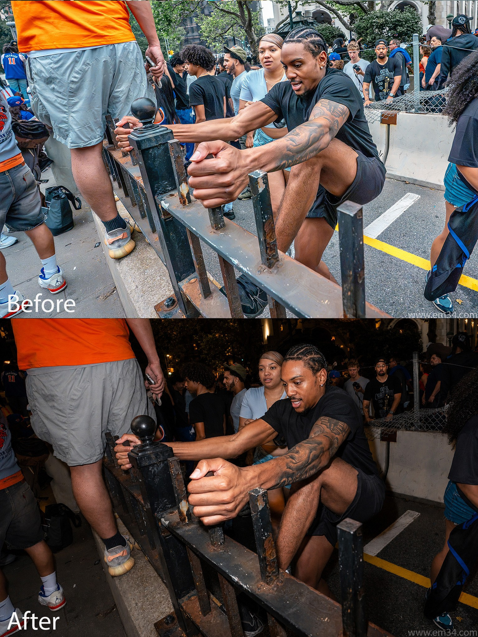 AI Flash in Street Photography | Before & After
