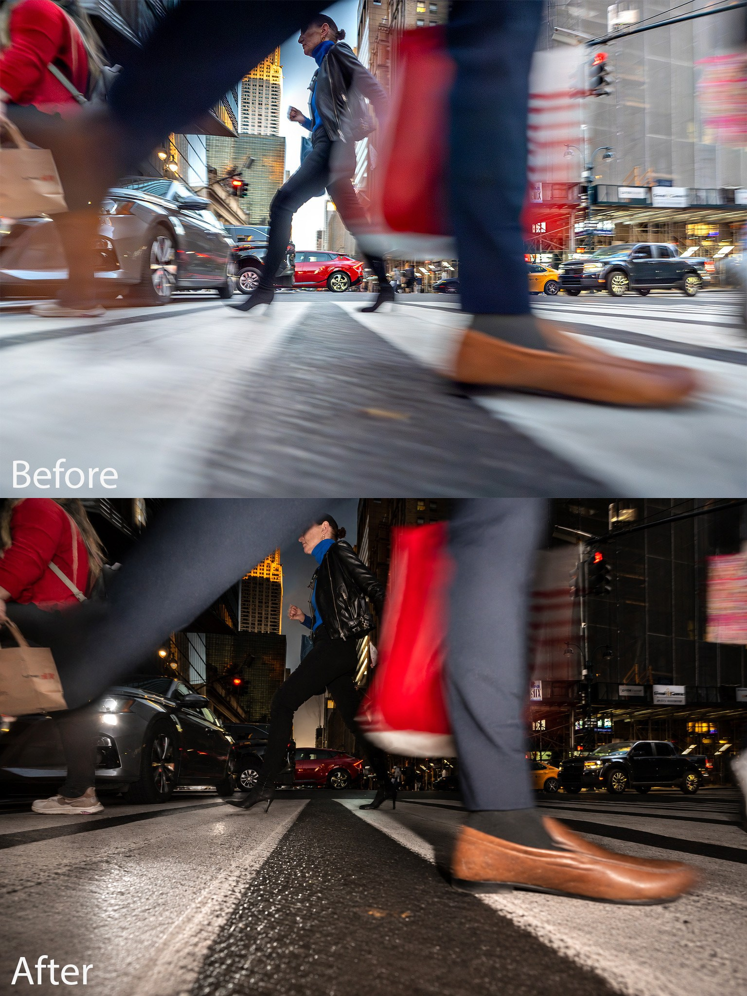 AI Flash in Street Photography | Before & After