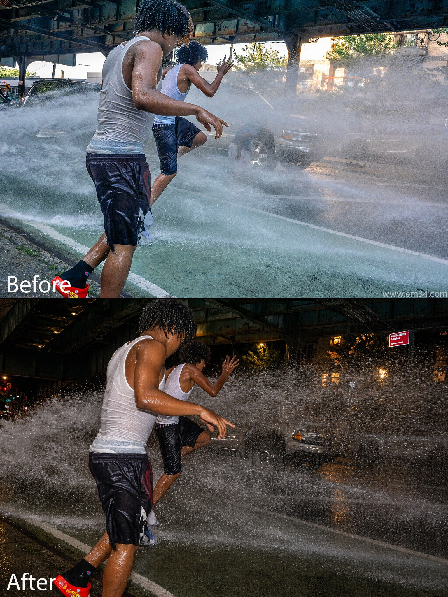 AI Flash in Street Photography | Before & After