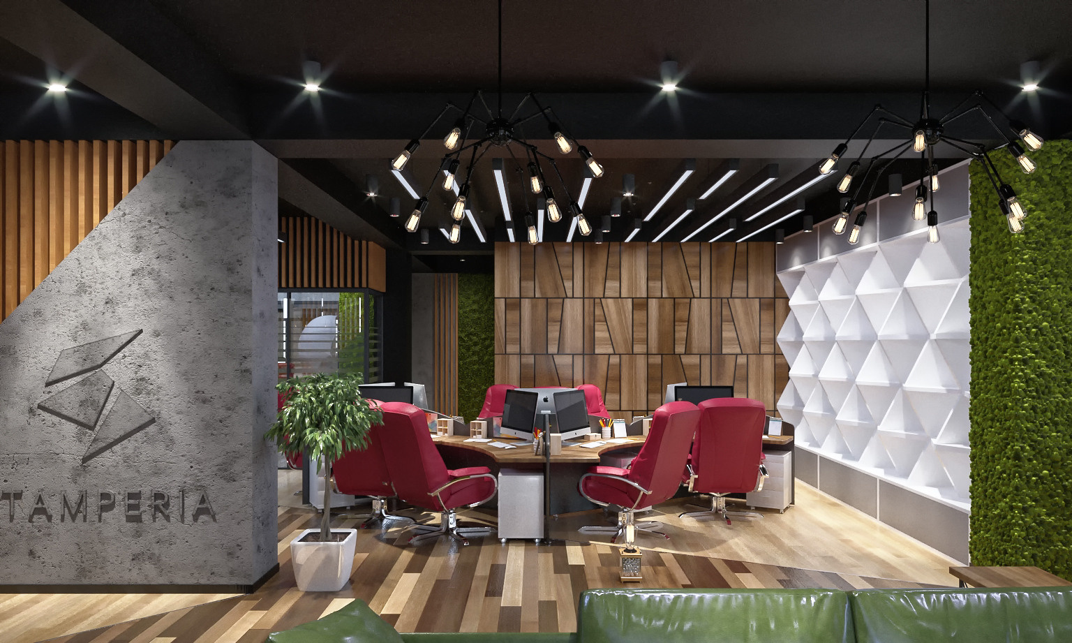 Дизайн — проект офисного помещения 480 м²