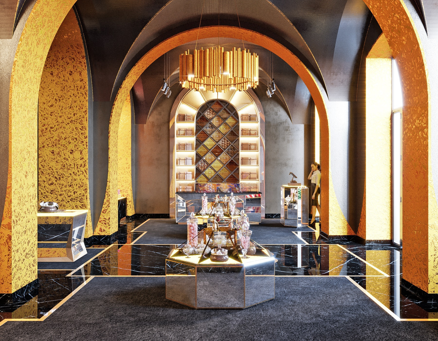 Дизайн — проект кондитерского бутика 'CHOCOBON»