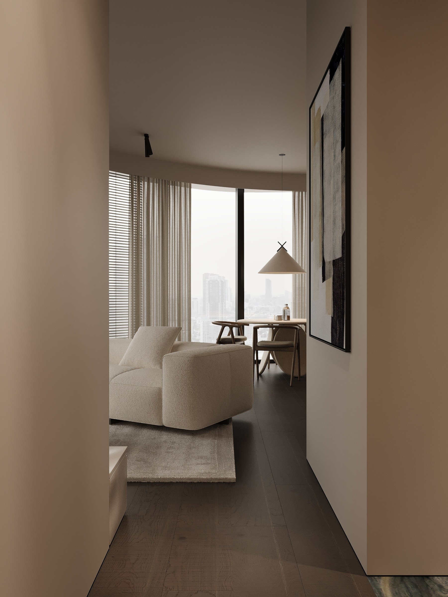Flat in Eurovea Tower. LOLEYLO.INTERIORS