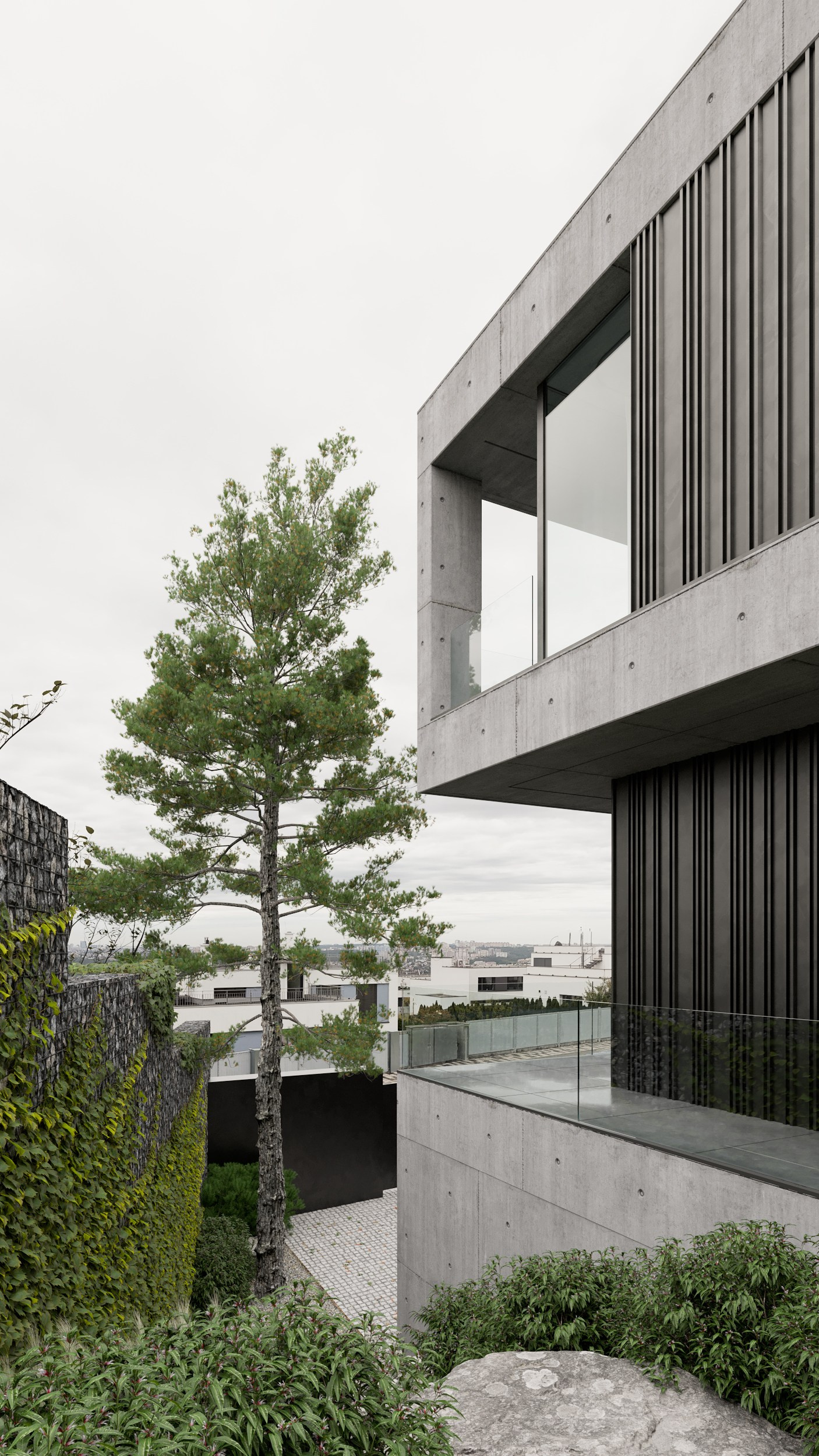 Zahrada — vila Chuchle 1. Filipenka Architects