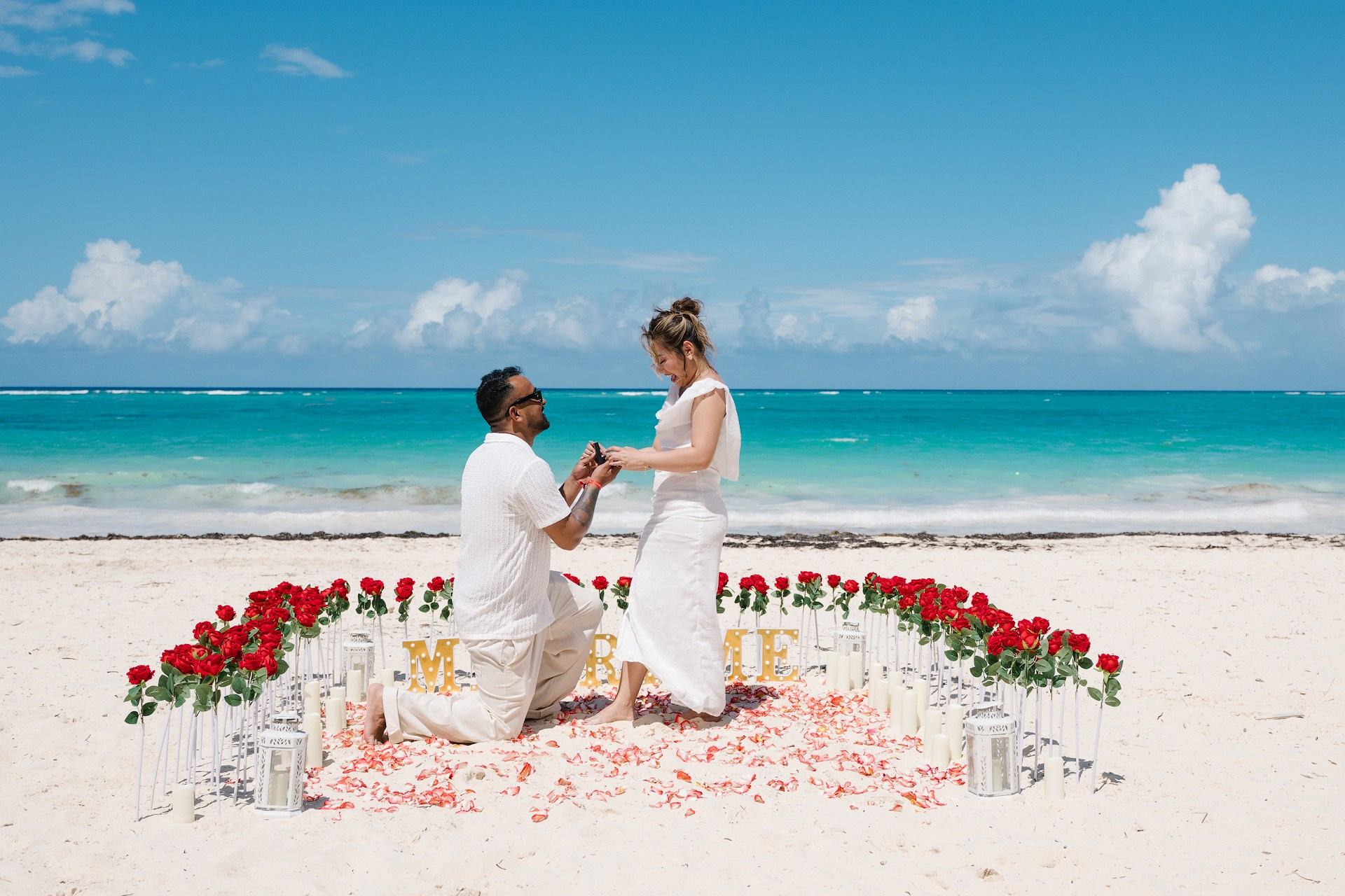 Pedidos de Casamento em Punta Cana | Pacotes Românticos na Praia. Fotógrafo de Casamento e Pedido de Casamento em Punta Cana — Mikhail Chernov