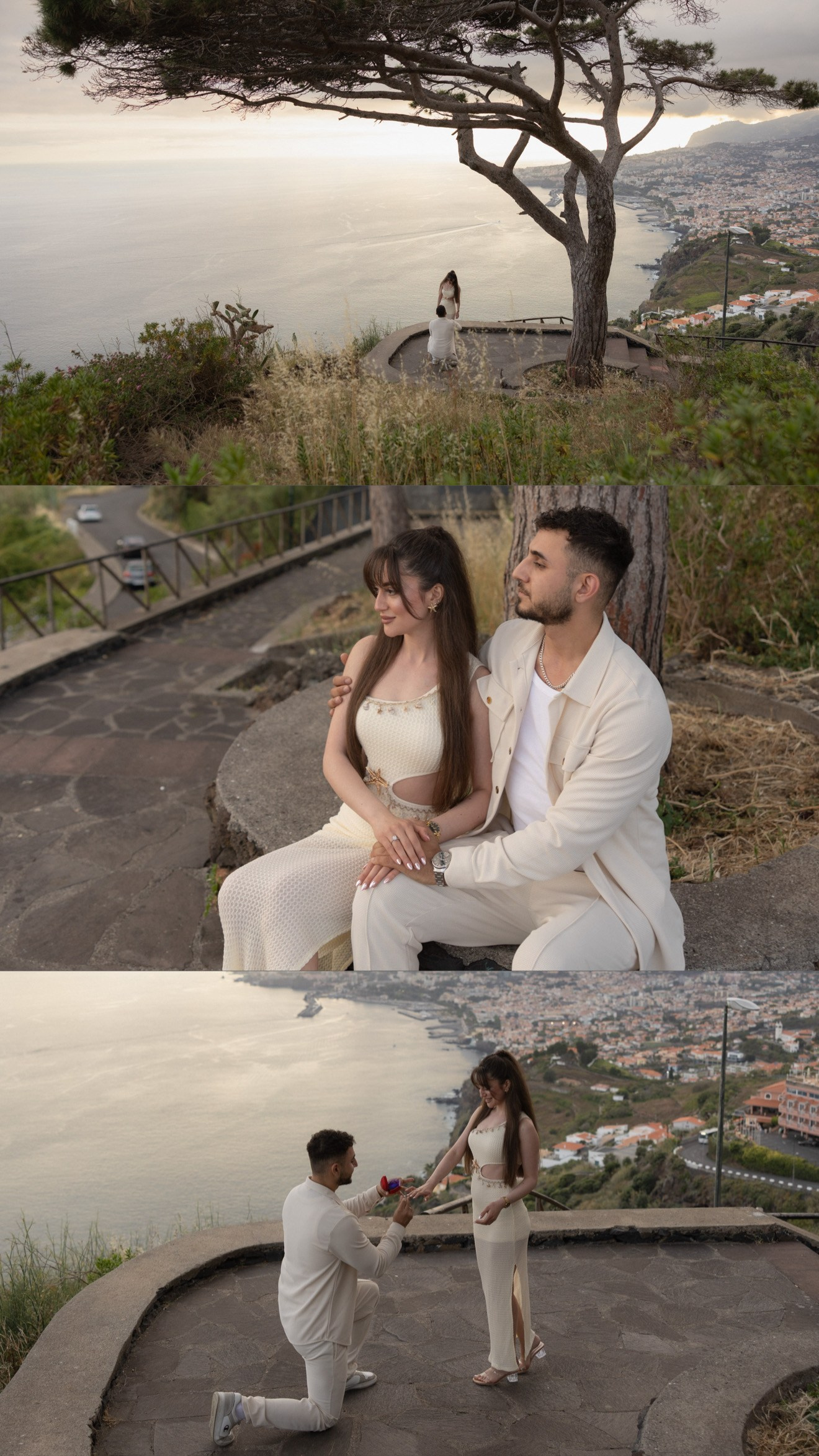 Secret proposal engagement photoshoot in Funchal Madeira. Fotógrafa na Madeira para casais, pedidos de casamento, elopements e casamentos íntimos | Tatiana