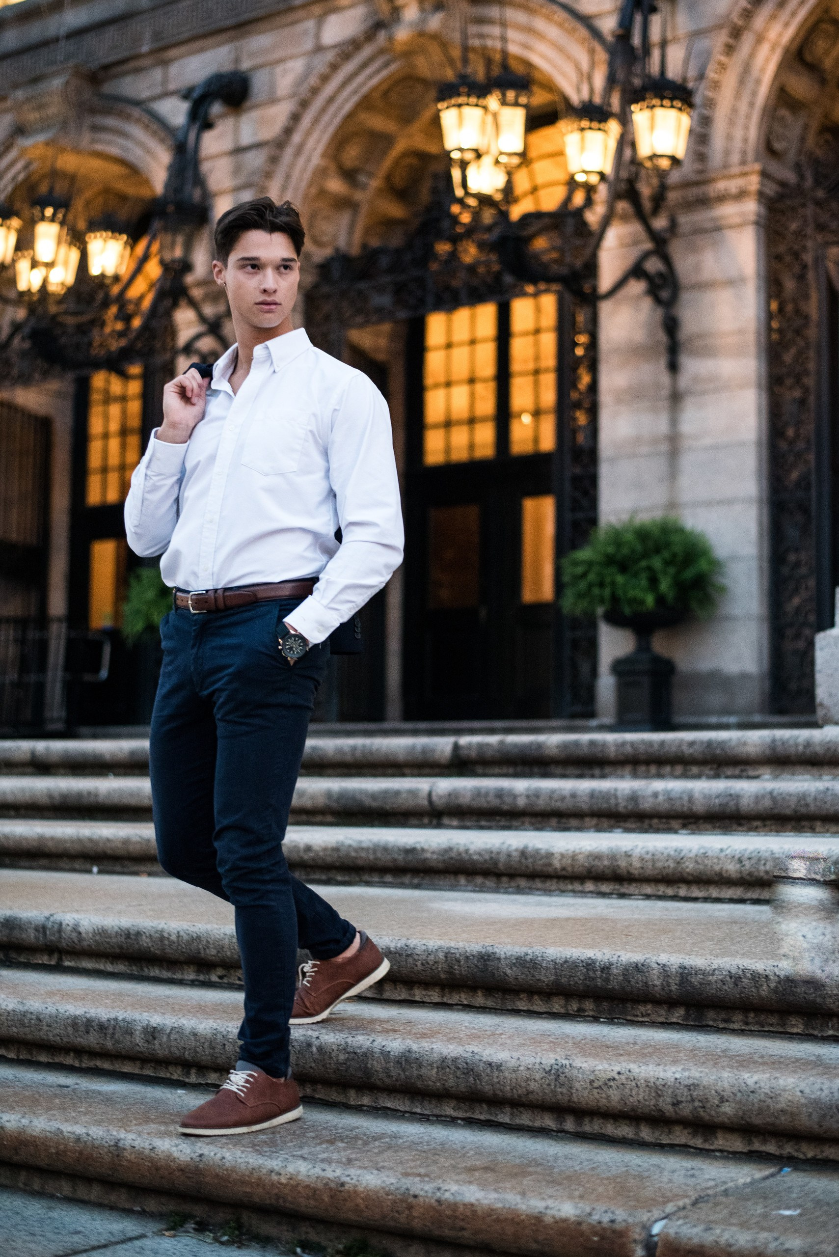 Capturing Boston’s Essence: John’s Photoshoot at Boston Public Library. Wedding photographer in Orlando, Boston & New York Anderson Marques