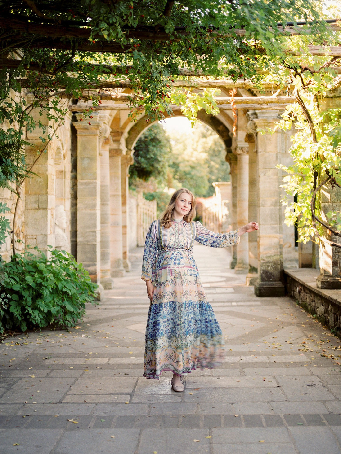 mother-to-be photographed outdoors