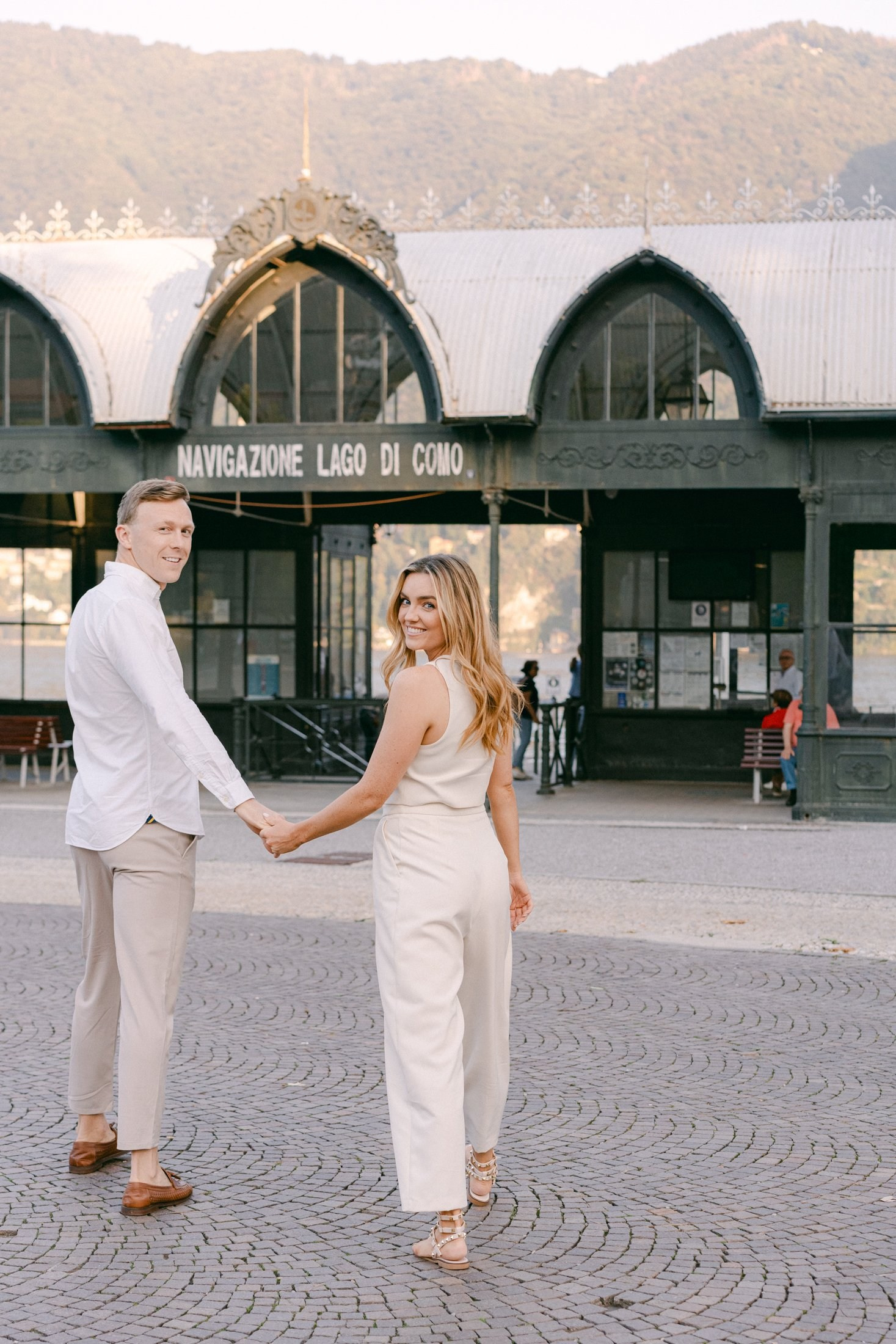 Lake Como Engagement Photo Session Photographer | Inna Zaytseva Photography. Wedding photographer in Europe. Based in Italy, Lake Como. Aesthetic elegant story-telling