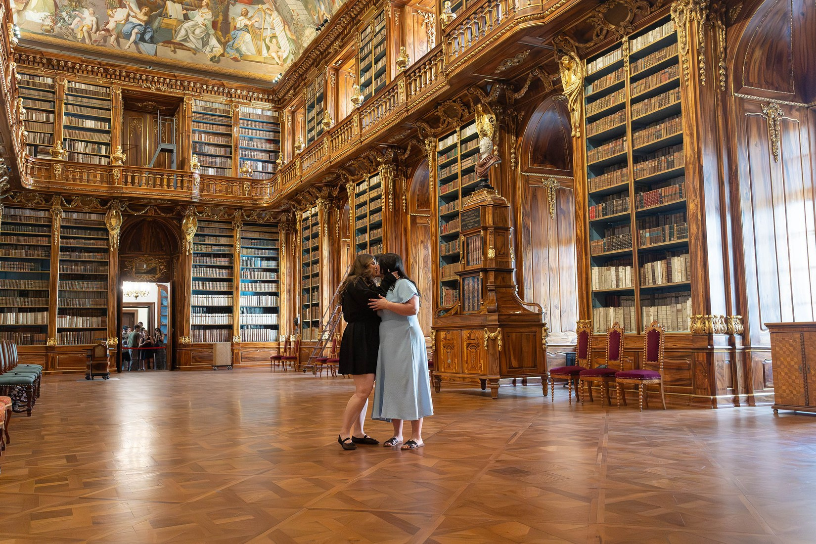 Strahov Library Prague Proposal | Surprise Engagement Photos in Prague