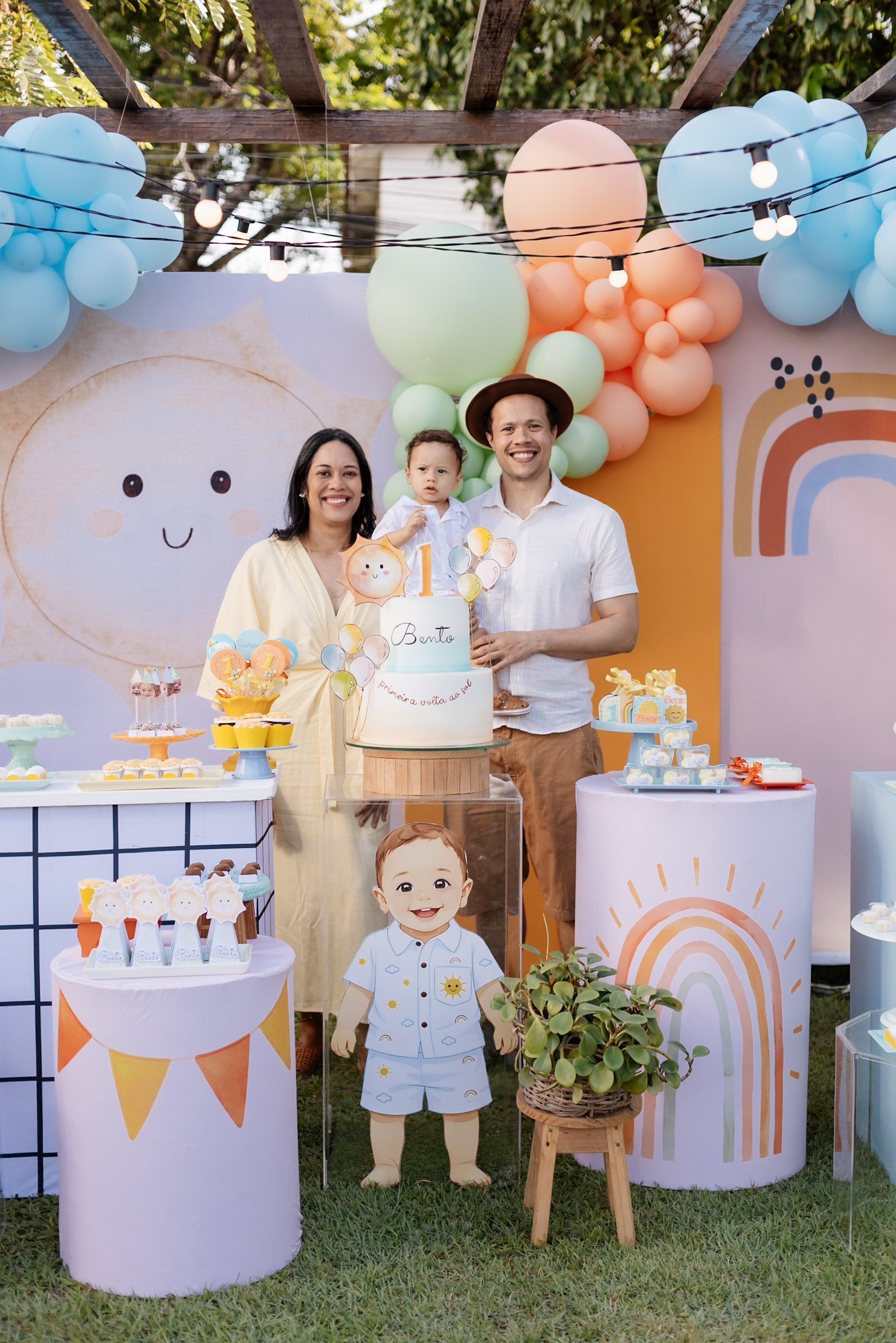 Bento 1 ano • Festa infantil em A Casa com Jardim | Fotografia de Família em Brasília e Recife. Fotógrafa em Brasília e Recife | Ensaios de família, gestante e festas infantis — Ize Fotografia