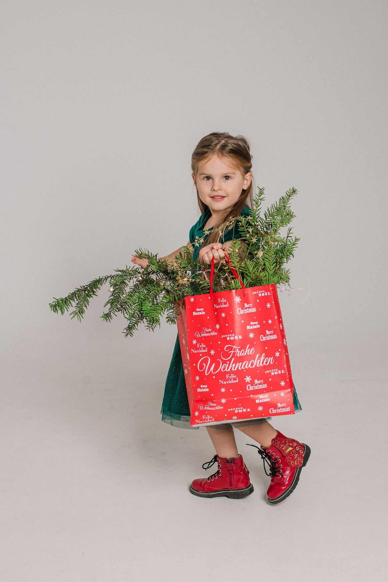 Ideen für Weihnachts Fotoshooting für Kinder im Studio. Familien shooting in Heilbronn, Stuttgart, Heidelberg, Öhringen