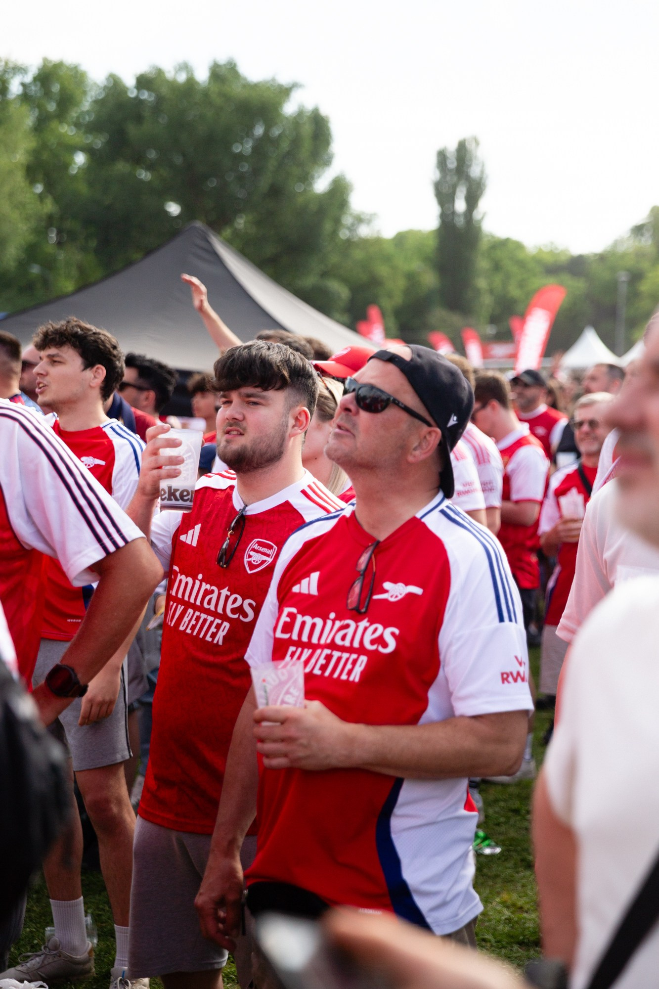 UEFA Champions League Final. Arsenal vs PSG. Budapest 2026. Arsenal Fan Zone. Photographer in Budapest — Yura Knyazev