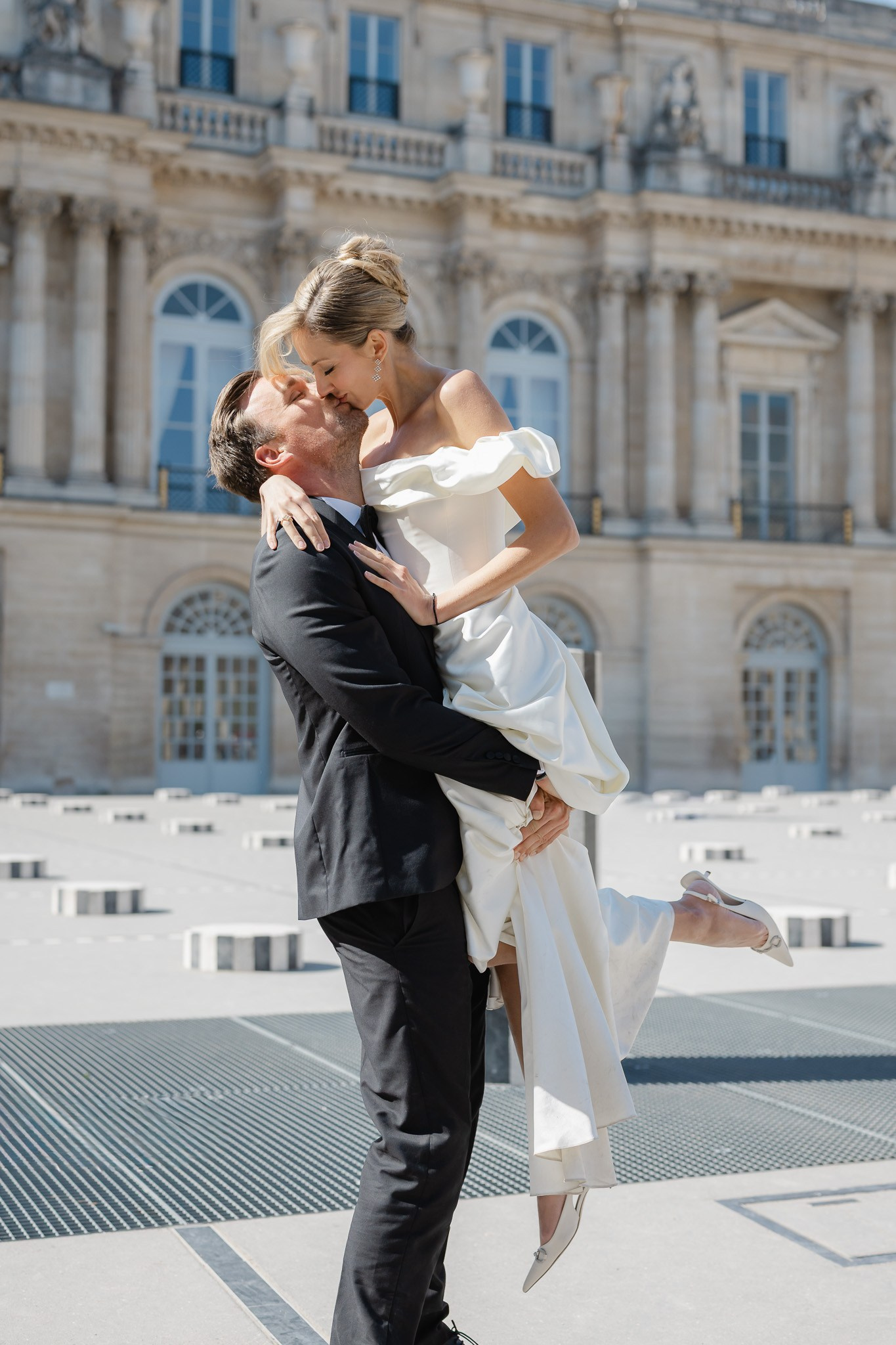 Romantisch moment van Diane en Cris bij de Seine - Kapture Fotografie