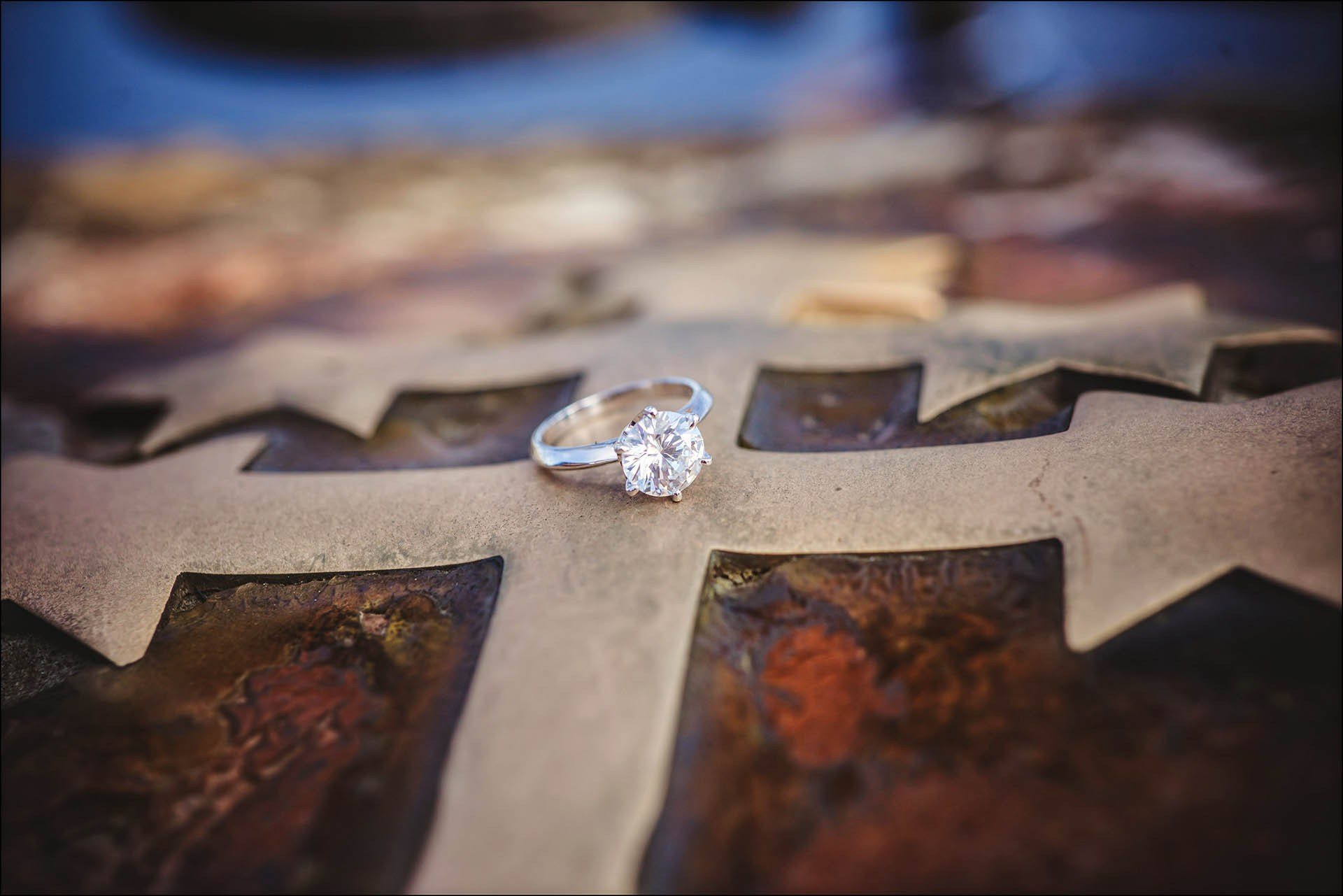 Catherine diamond ring historic marker Charles Bridge Prague portrait.