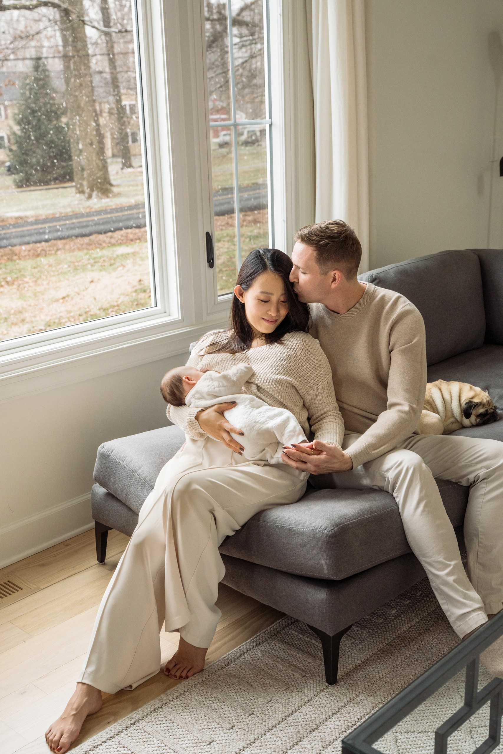 Kristine, Brian, Sloane. Alisa Tant — Family and newborn photographer Bucks County, Montgomery county, Philadelphia, NJ