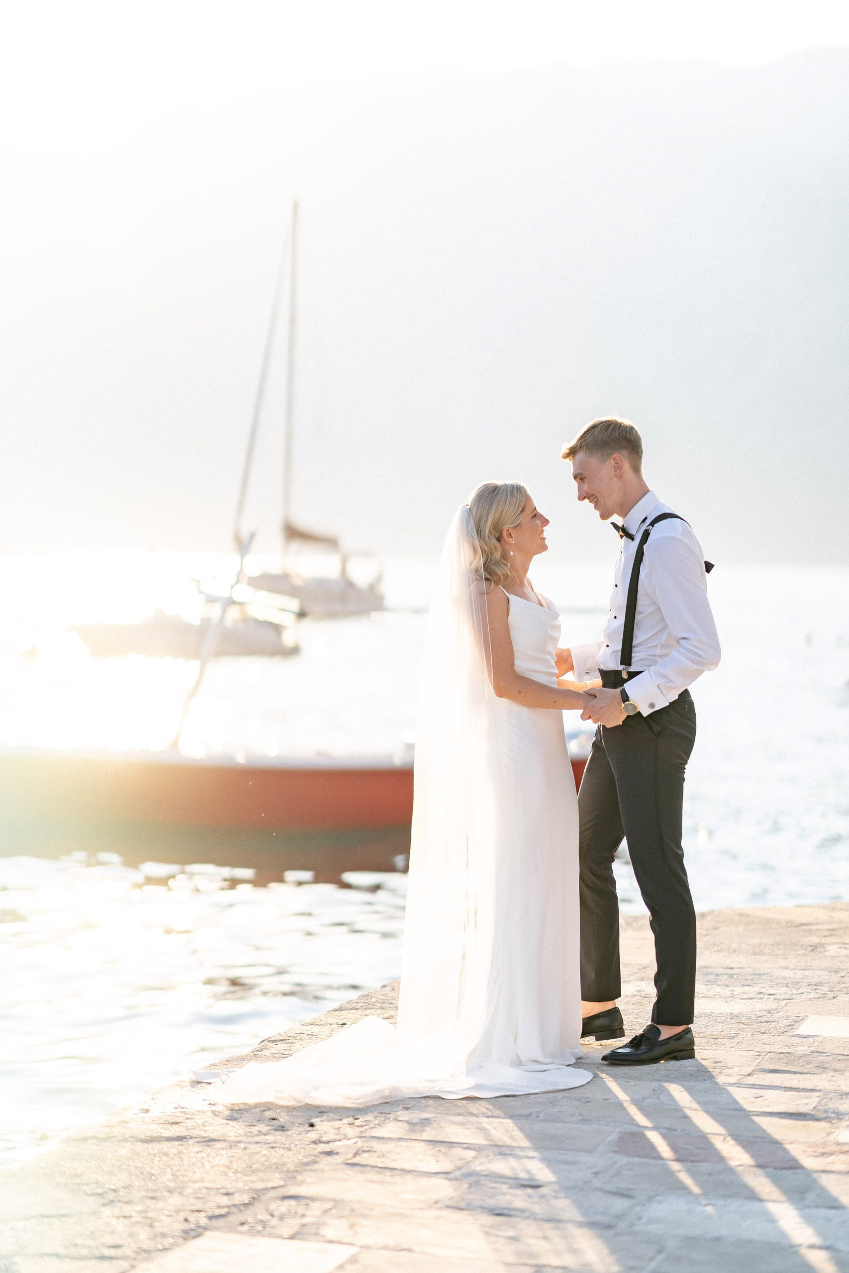 Bryllup i Perast: steder, seremoni, sesong og gode råd