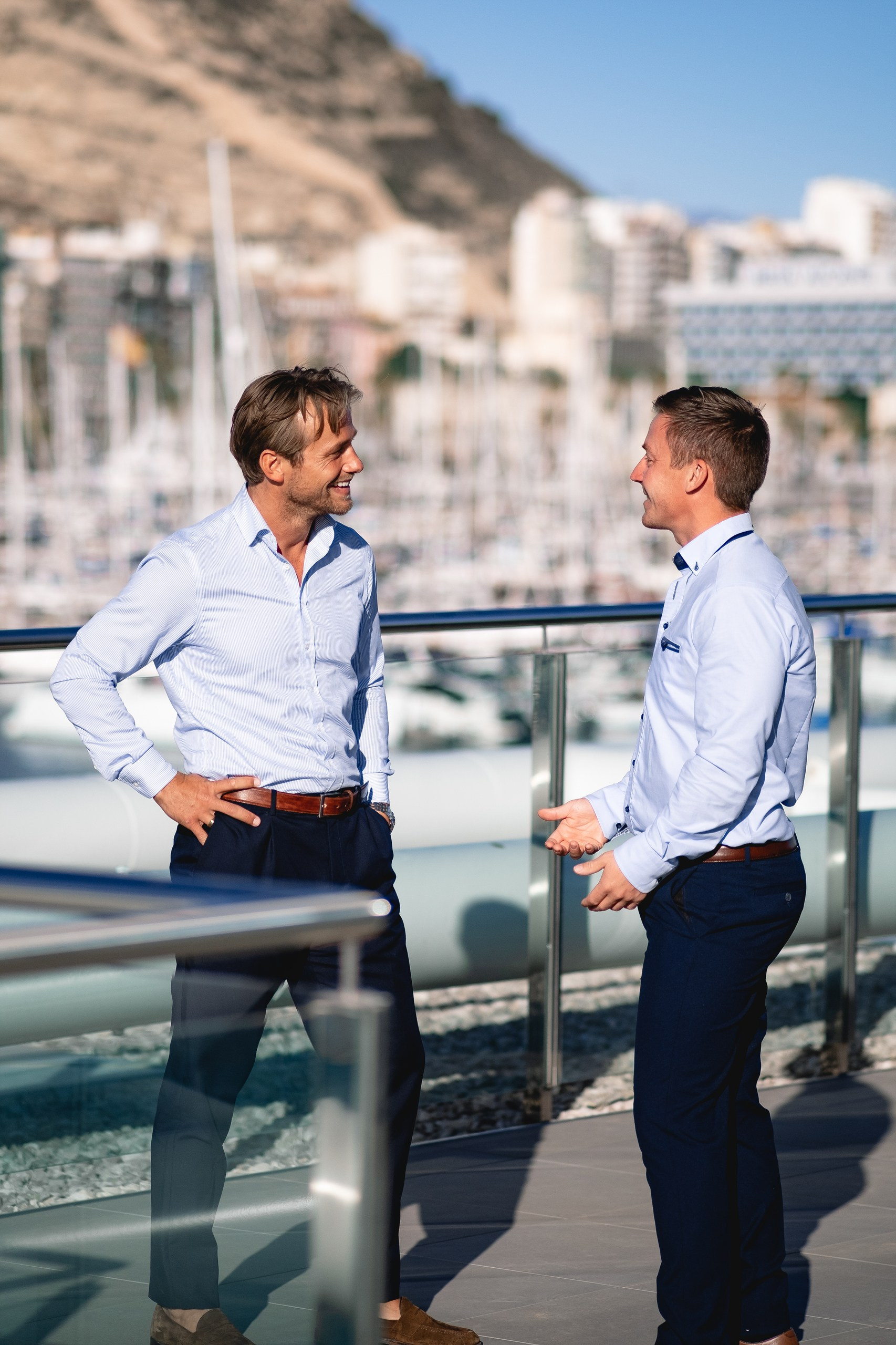 Business content photoshoot in Alicante for Norwegian Capital