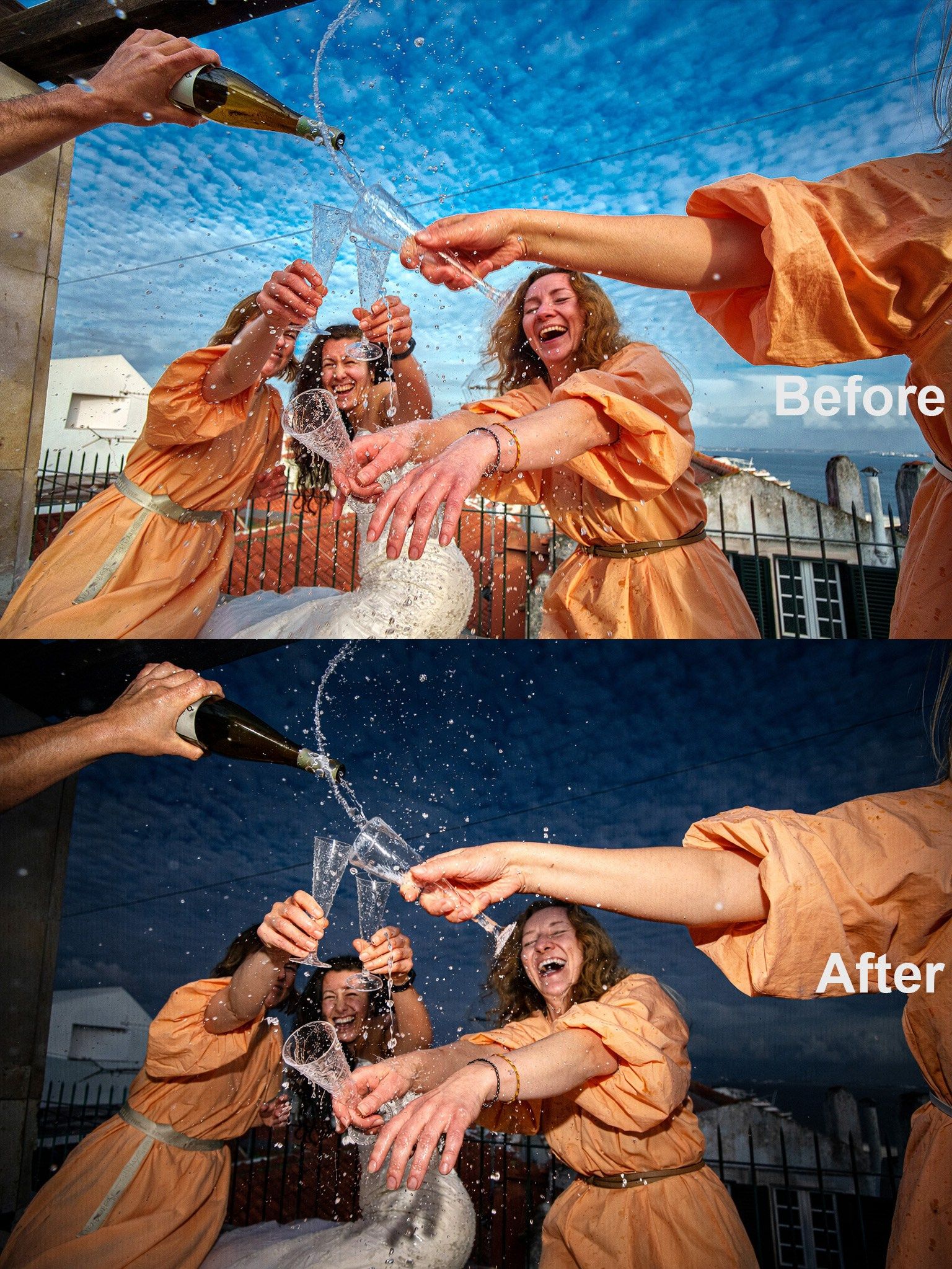 AI Re-Lighting Real Photos — Day to Flash & Night Scenes Without Changing Composition, Only Light, Mood & Meaning. Emin Kuliyev — Award-Winning Wedding Photojournalist NYC & USA | Best Wedding Photographer Known for Candid, Timeless Moments