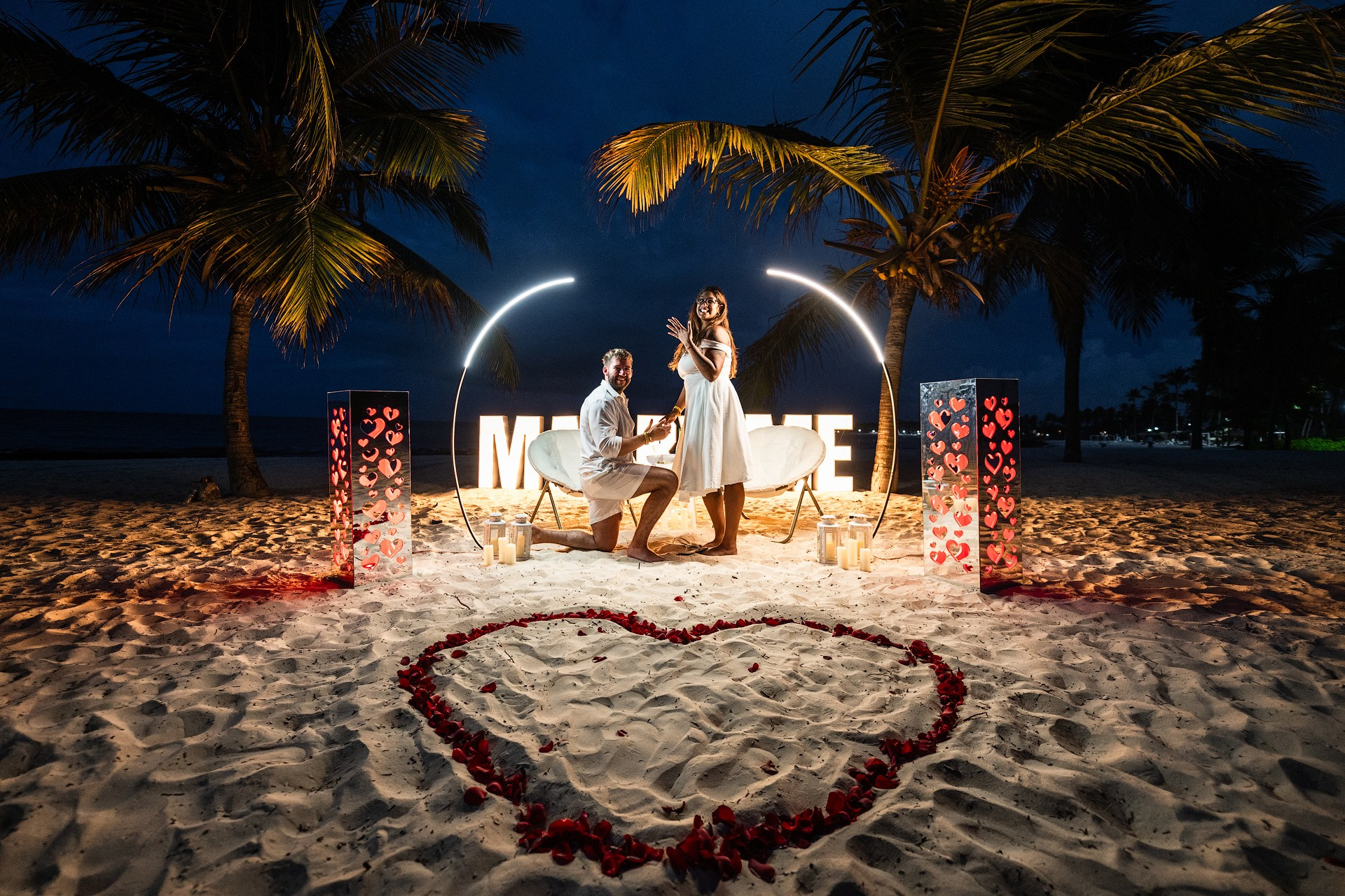 Pedidos de Casamento em Punta Cana | Pacotes Românticos na Praia. Fotógrafo de Casamento e Pedido de Casamento em Punta Cana — Mikhail Chernov