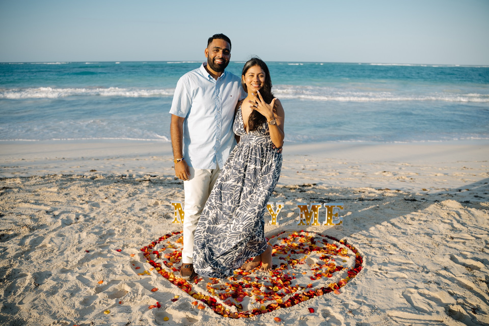 Pedidos de Casamento em Punta Cana | Pacotes Românticos na Praia. Fotógrafo de Casamento e Pedido de Casamento em Punta Cana — Mikhail Chernov