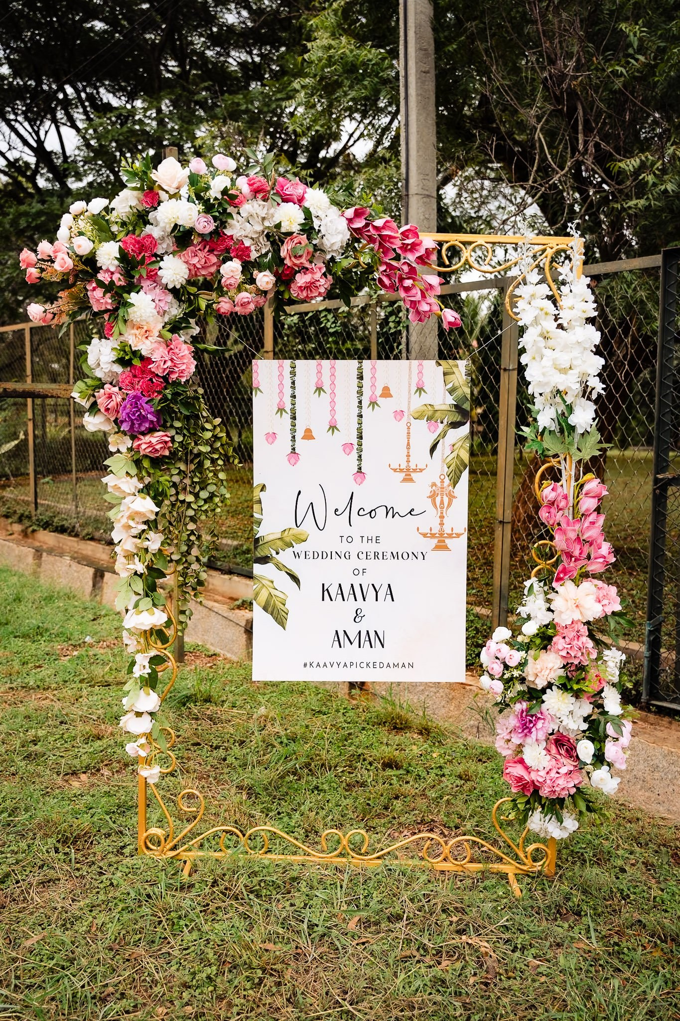 Explore the vibrant fusion of Punjabi and Chettinad cultures in this stunning destination wedding at Eagleton The Golf Resort, Bangalore. Ph