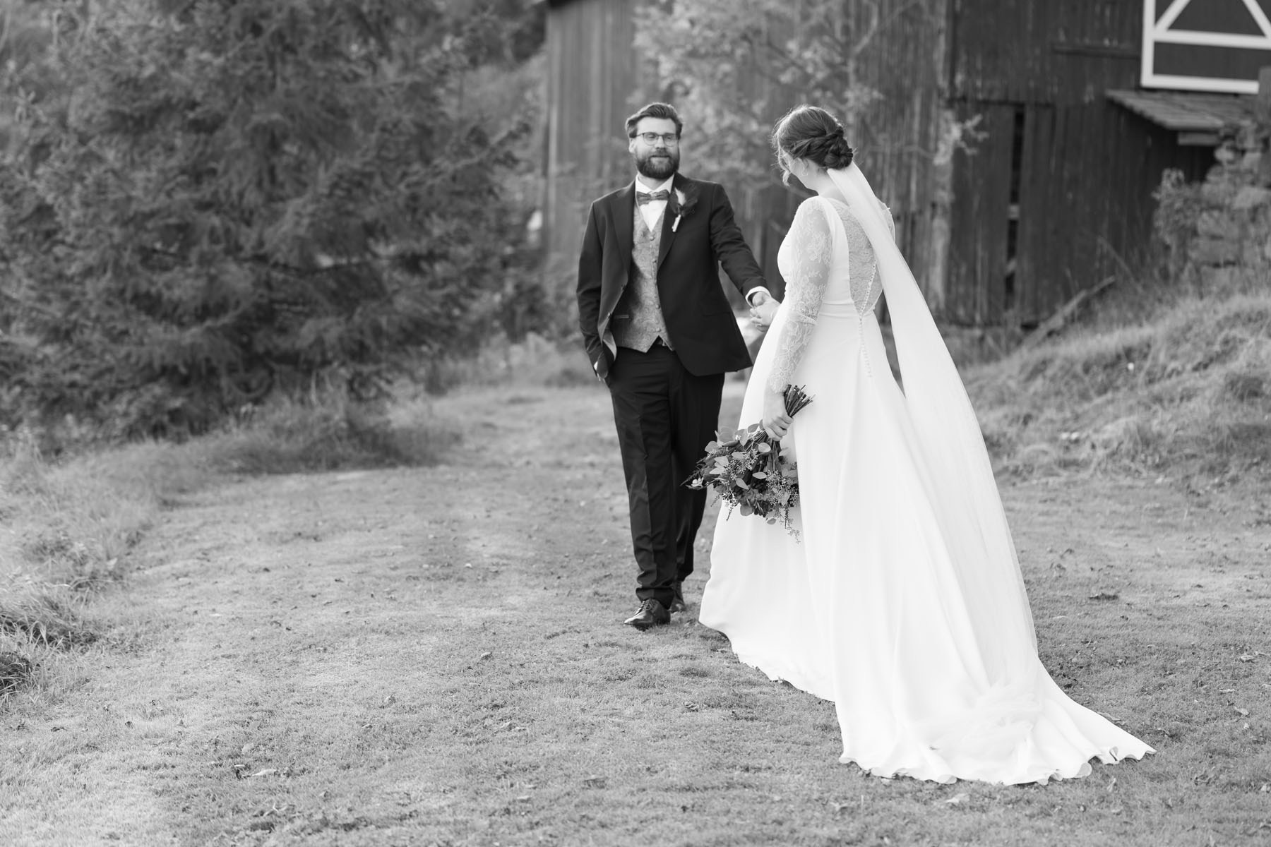 Marie & Christoffer. Bryllupsfotograf og videograf i Telemark og Vestfold