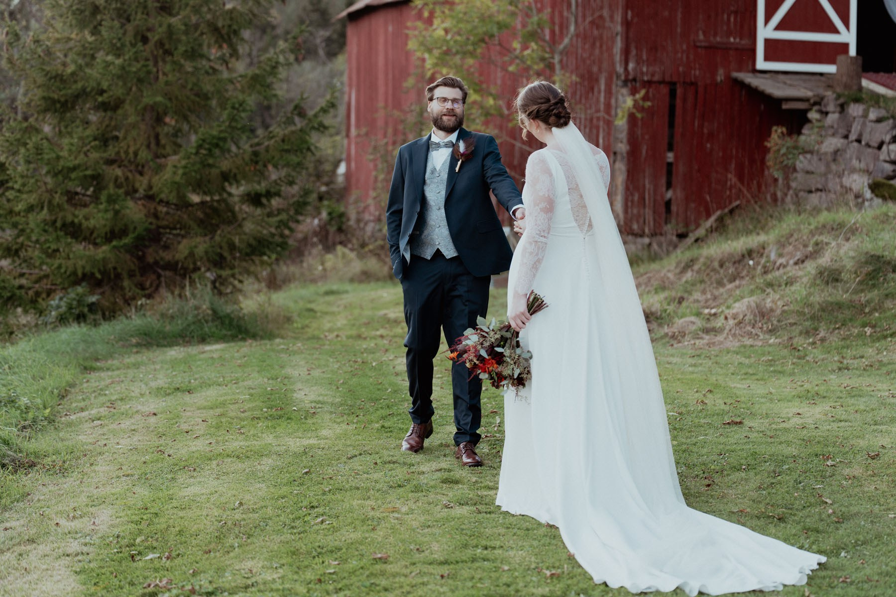 Marie & Christoffer. Bryllupsfotograf og videograf i Telemark og Vestfold