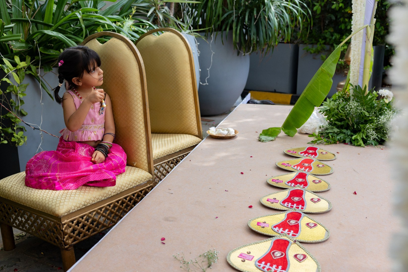 Hands in the Air: Chiranjeev & Niharika at Hyatt Centric Hebbal. Truly Yours | Documentary Wedding Photography & Films | Sharath Padaru, Bangalore