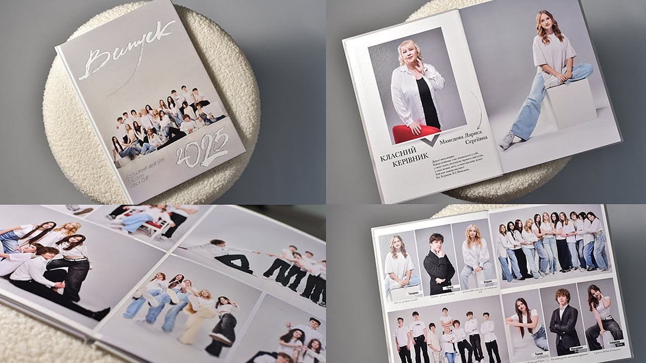 Випускні альбоми для 9- 11 класів Дніпро. Випускні альбоми фотокниги Київ та Дніпро