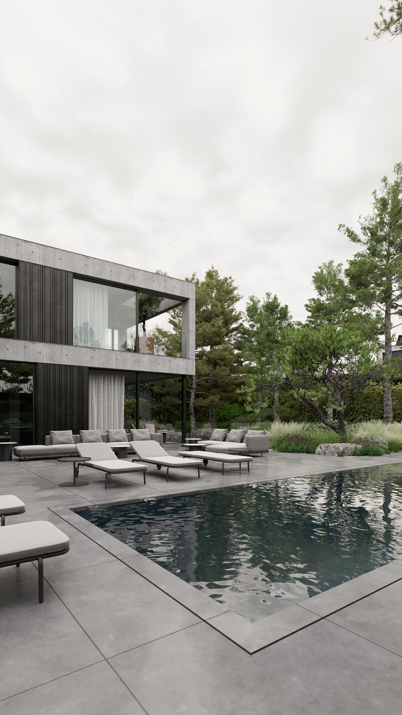 Zahrada — vila Chuchle 1. Filipenka Architects