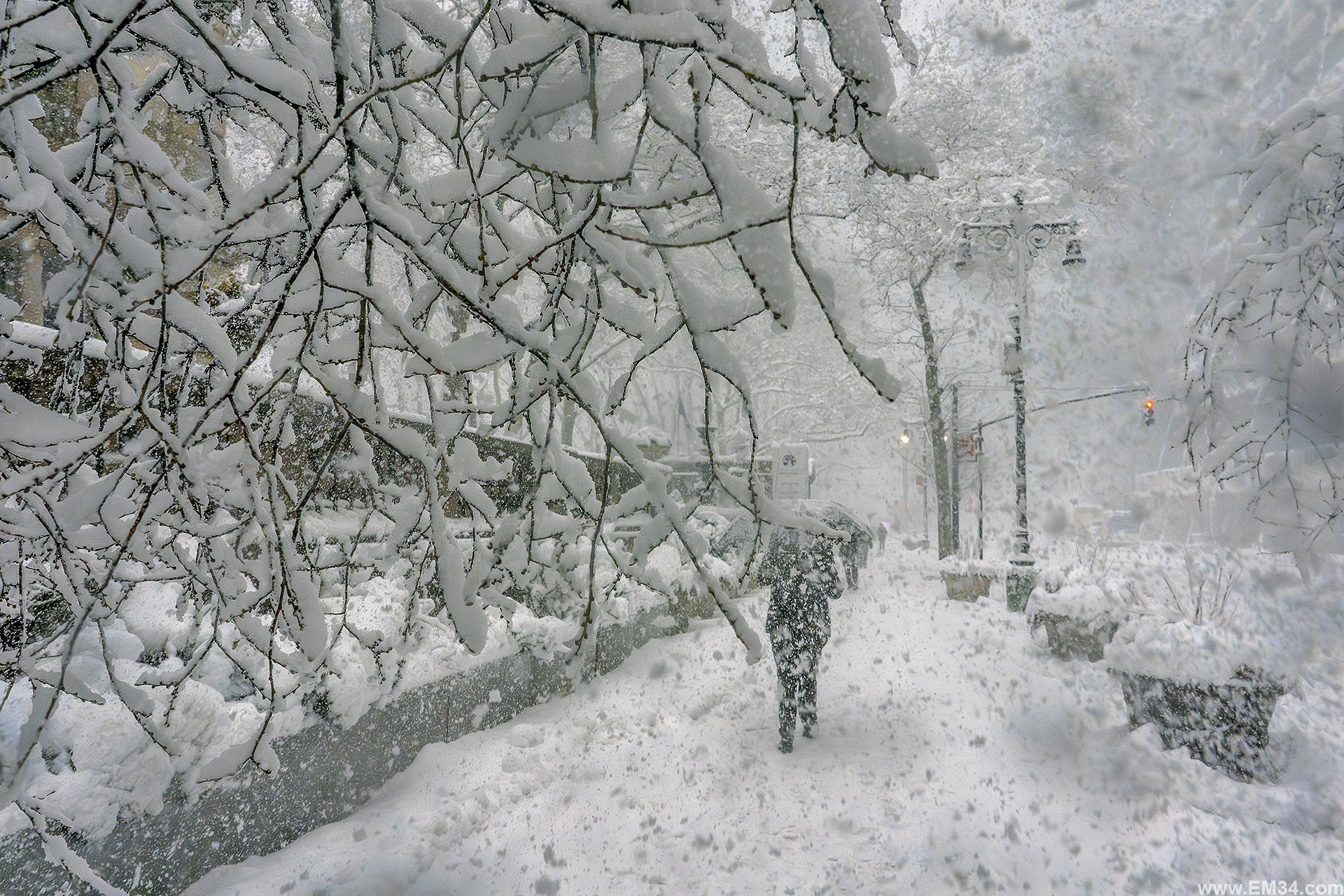 Blizzard in Manhattan, New York — two days ago. After 25 years here I braved the freezing storm to capture fairy-tale snow at iconic spots. Emin Kuliyev — Award-Winning Wedding Photojournalist NYC & USA | Best Wedding Photographer Known for Candid, Timeless Moments