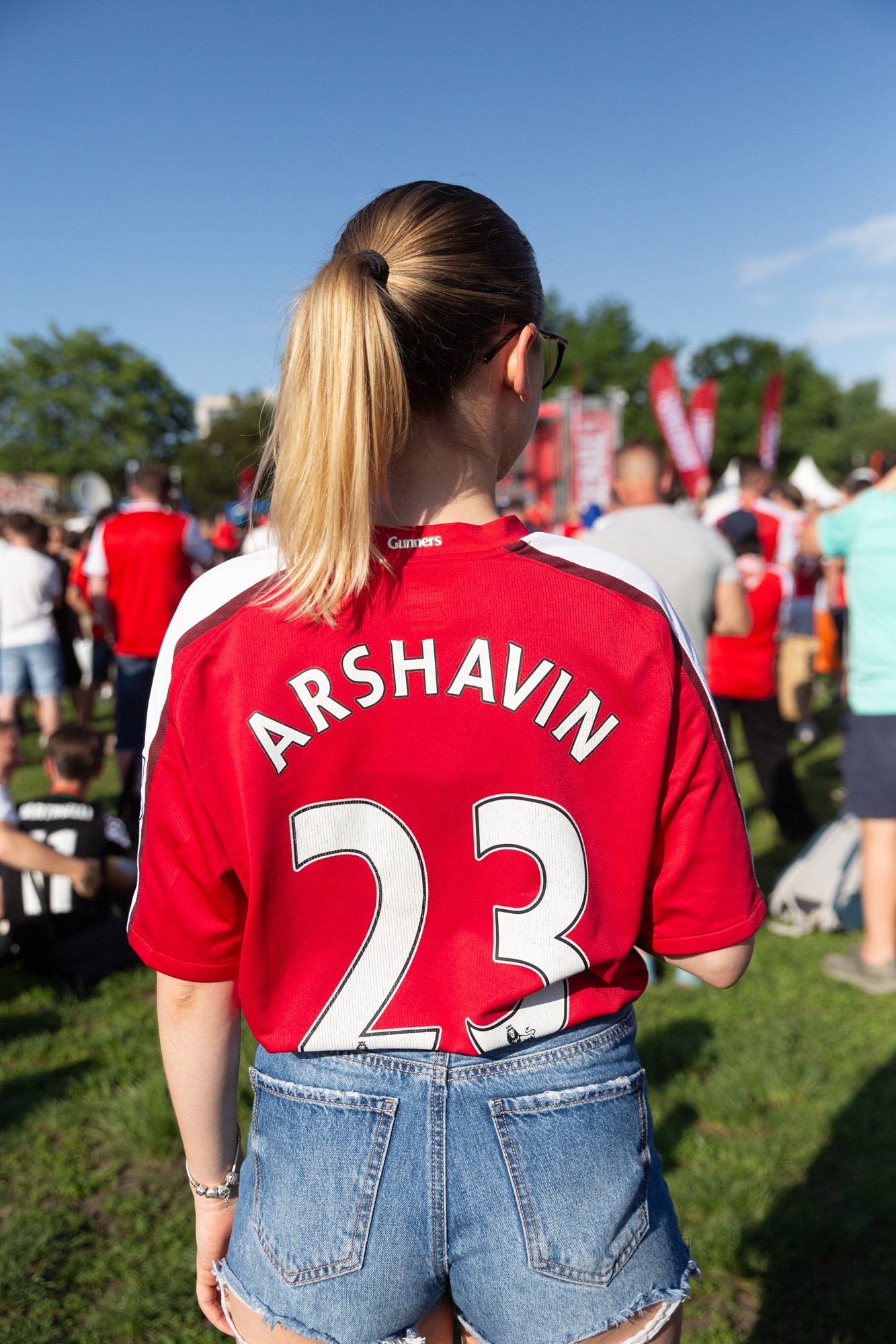 UEFA Champions League Final. Arsenal vs PSG. Budapest 2026. Arsenal Fan Zone. Photographer in Budapest — Yura Knyazev