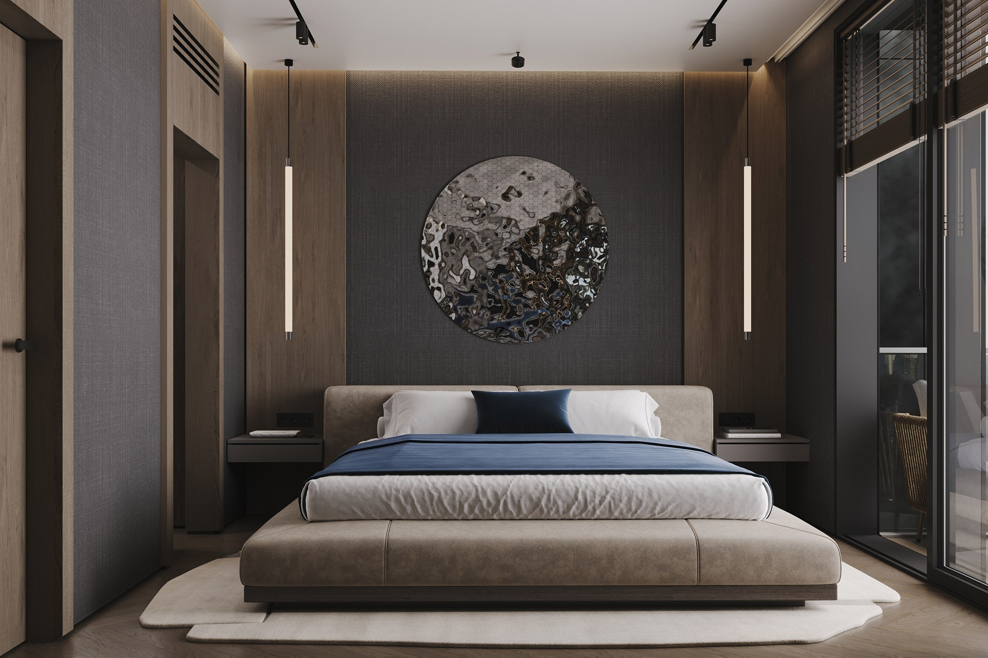 APARTMENT WITH BURJ KHALIFA VIEW. Дизайн интерьера и 3D-визуализация | AB Design Buro