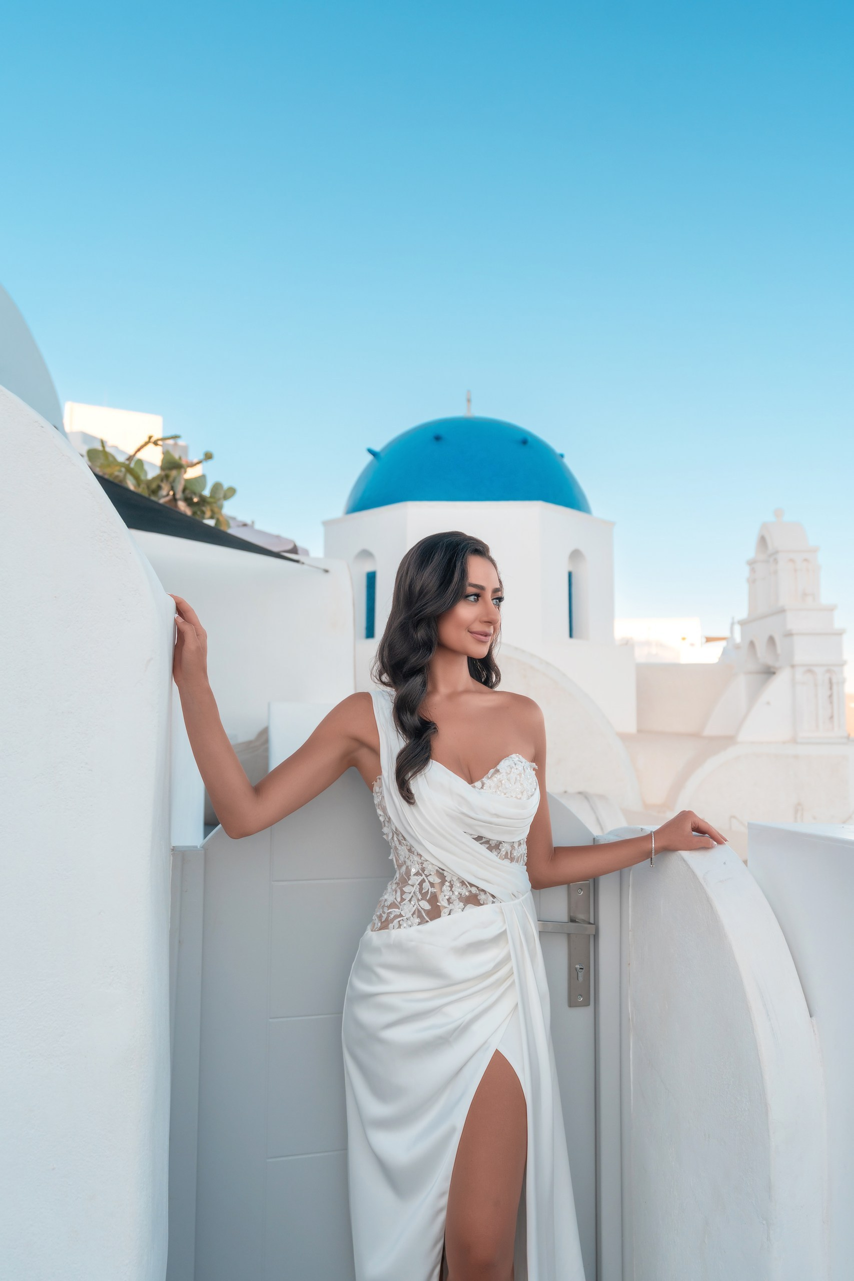 She Said Yes in Santorini! Magical Marriage Proposal | Sokolove Photography. Photographer in Santorini SokoLOVE Alex| Flying Dress Santorini