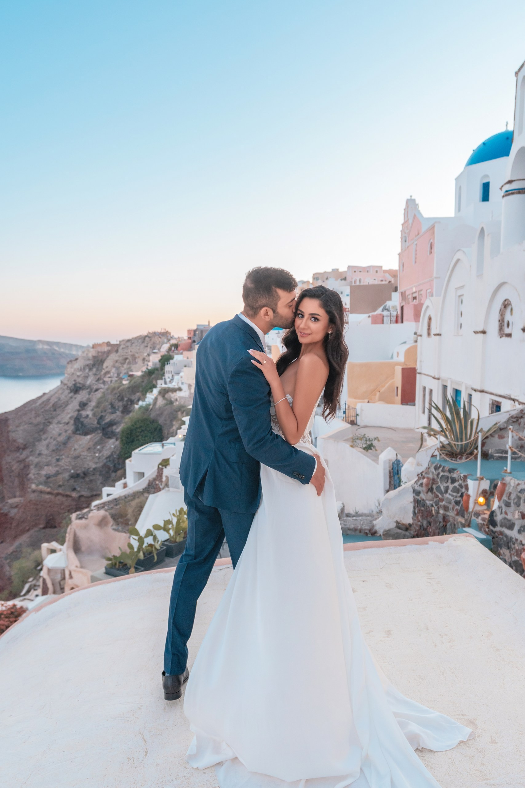 She Said Yes in Santorini! Magical Marriage Proposal | Sokolove Photography. Photographer in Santorini SokoLOVE Alex| Flying Dress Santorini