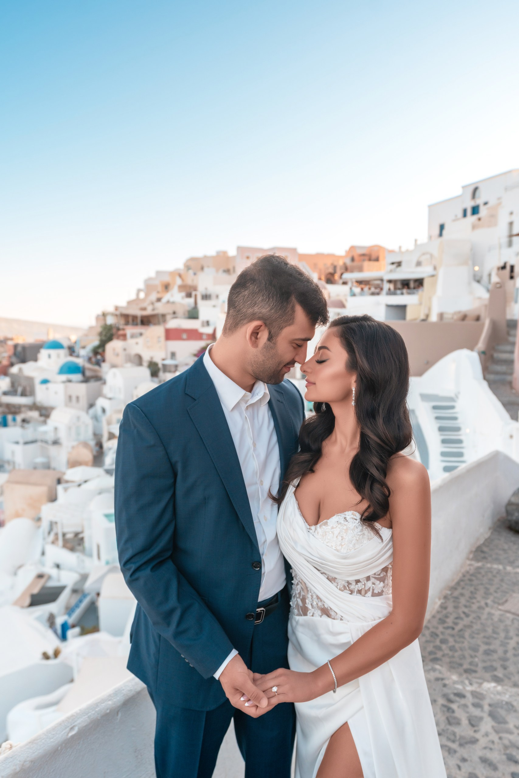 She Said Yes in Santorini! Magical Marriage Proposal | Sokolove Photography. Photographer in Santorini SokoLOVE Alex| Flying Dress Santorini