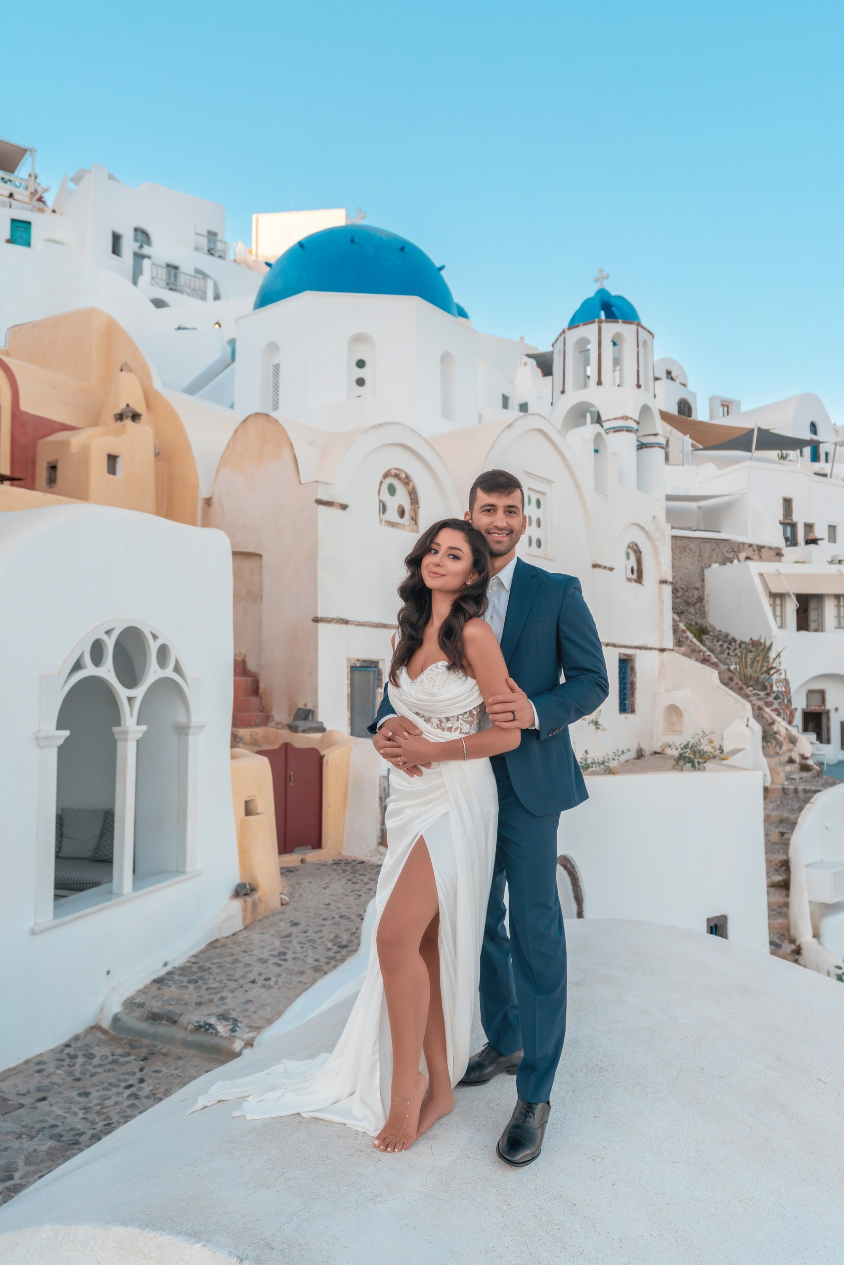 She Said Yes in Santorini! Magical Marriage Proposal | Sokolove Photography. Photographer in Santorini SokoLOVE Alex| Flying Dress Santorini