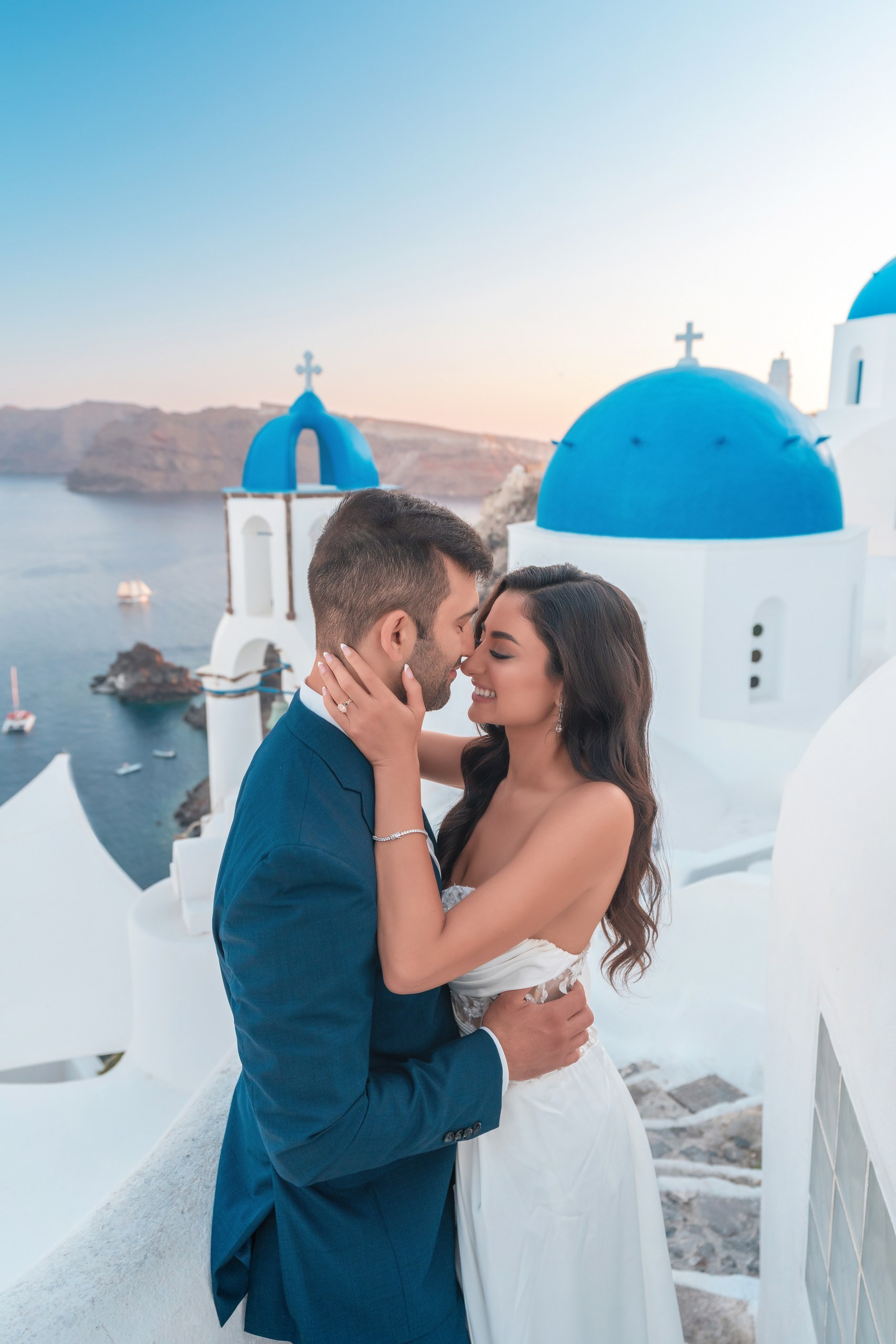 She Said Yes in Santorini! Magical Marriage Proposal | Sokolove Photography. Photographer in Santorini SokoLOVE Alex| Flying Dress Santorini