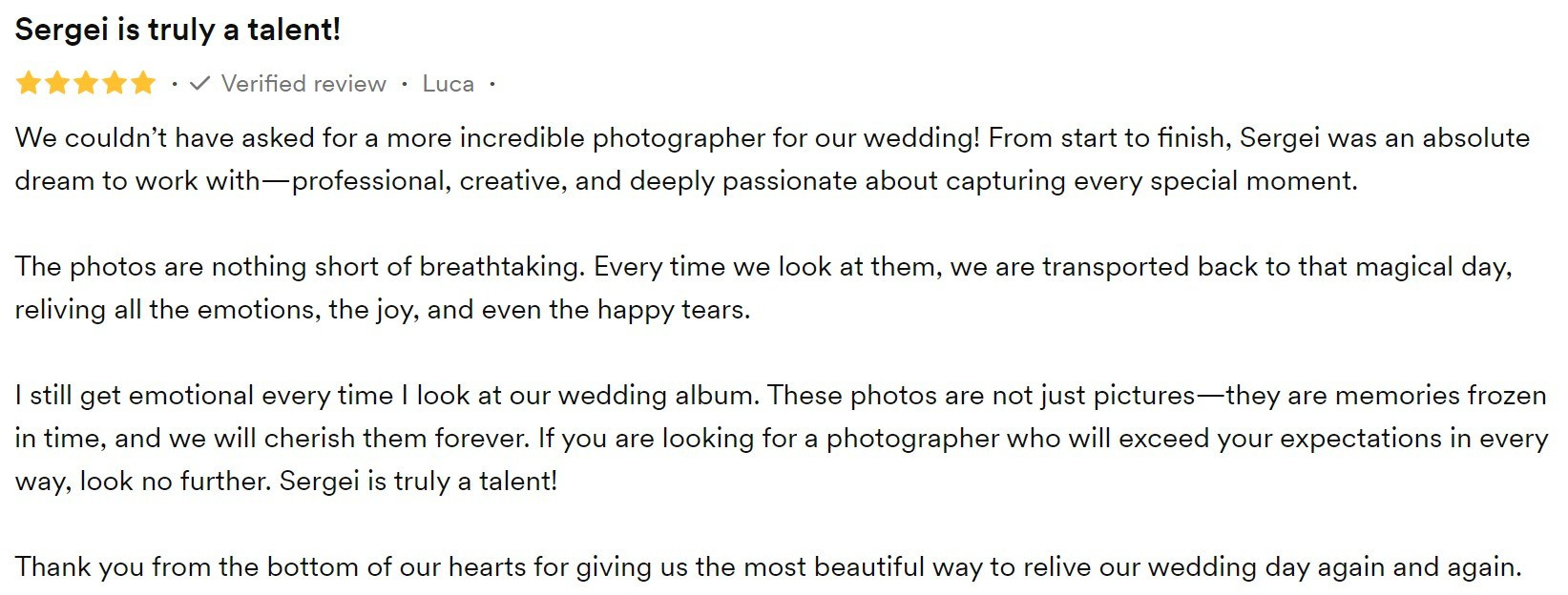 Love is Love. Sergei Checha — True Wedding Stories
