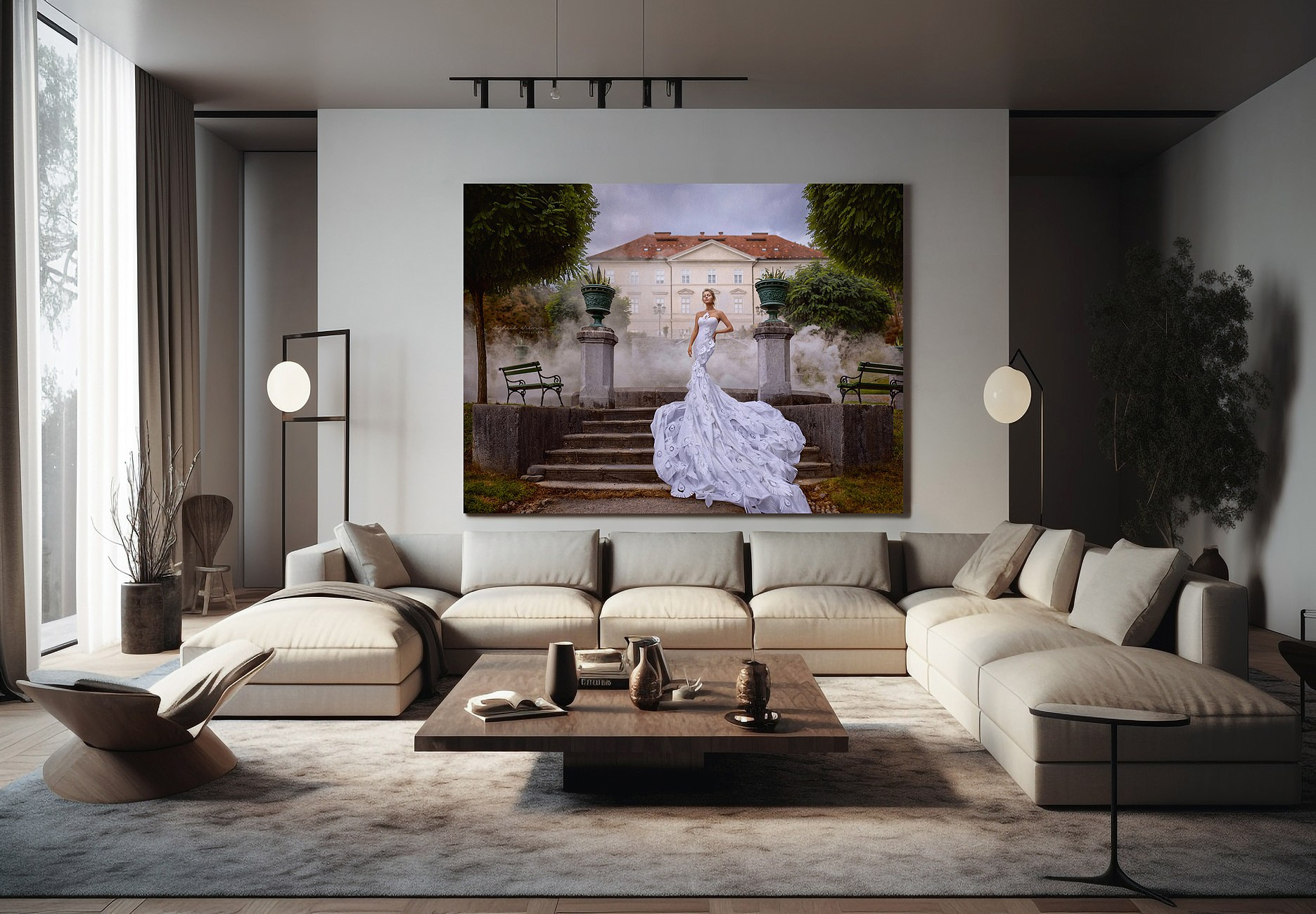 WHITE PEACOCK. Art photographer in Amsterdam, the Netherlands Irina Dzhul