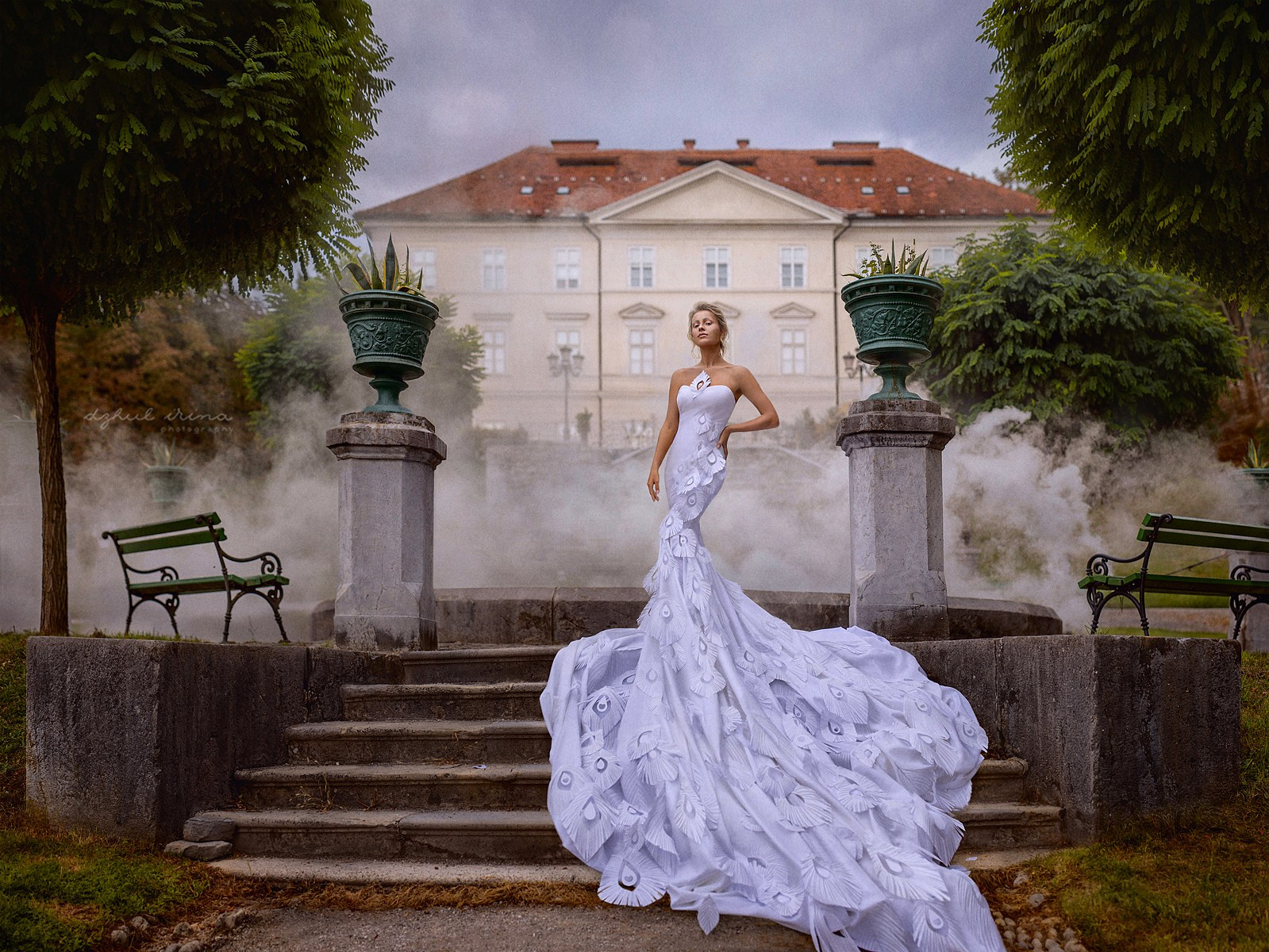 WHITE PEACOCK. Art photographer in Amsterdam, the Netherlands Irina Dzhul